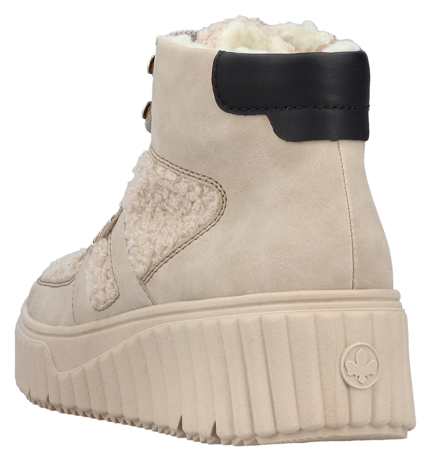 Rieker Winterboots  Schnürboots, High Top Sneaker, Stiefelette mit gepolstertem Schaftrand