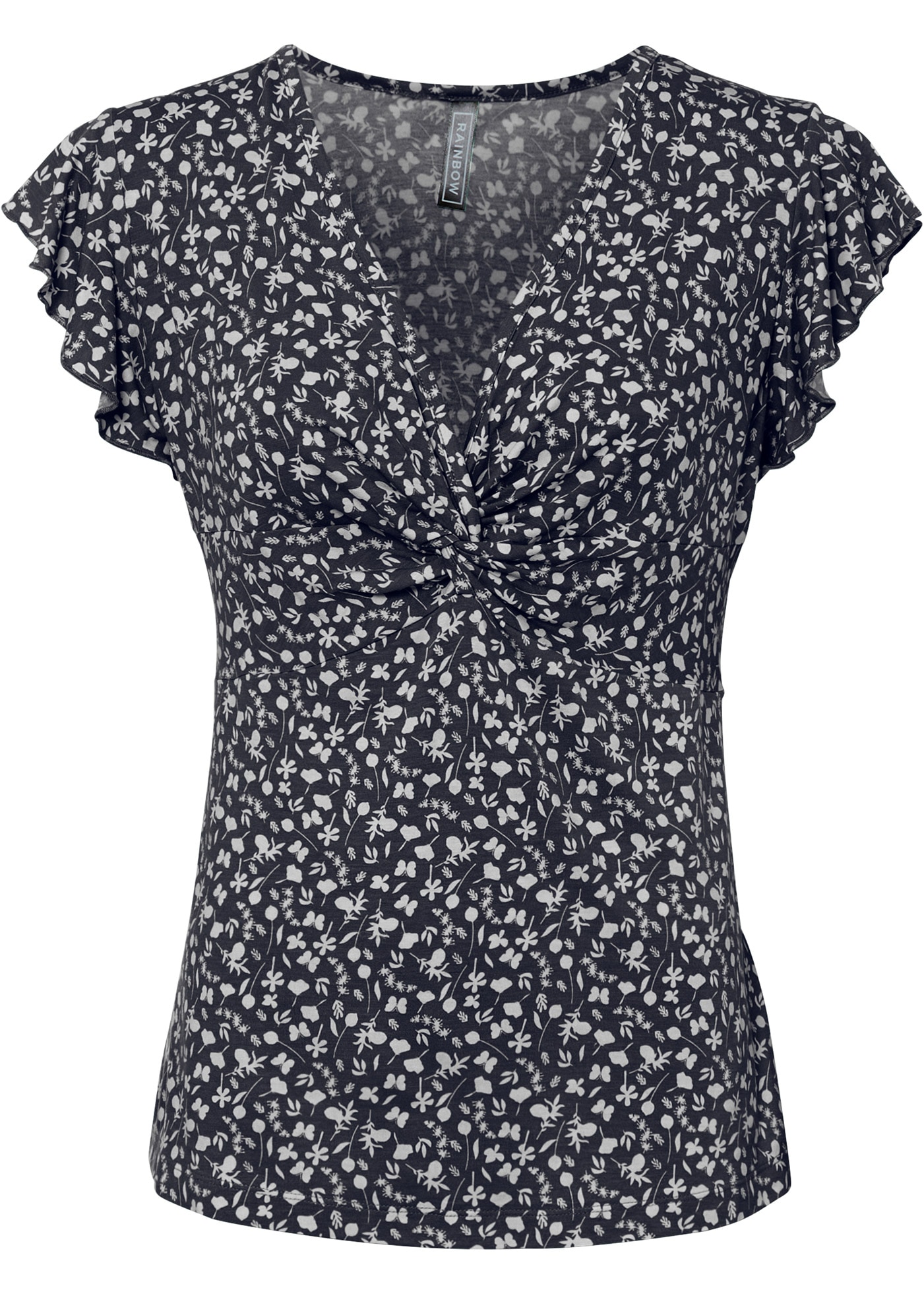 bonprix T-Shirt »Shirt aus Viskose-Mix« Shirt aus Viskose-Mix