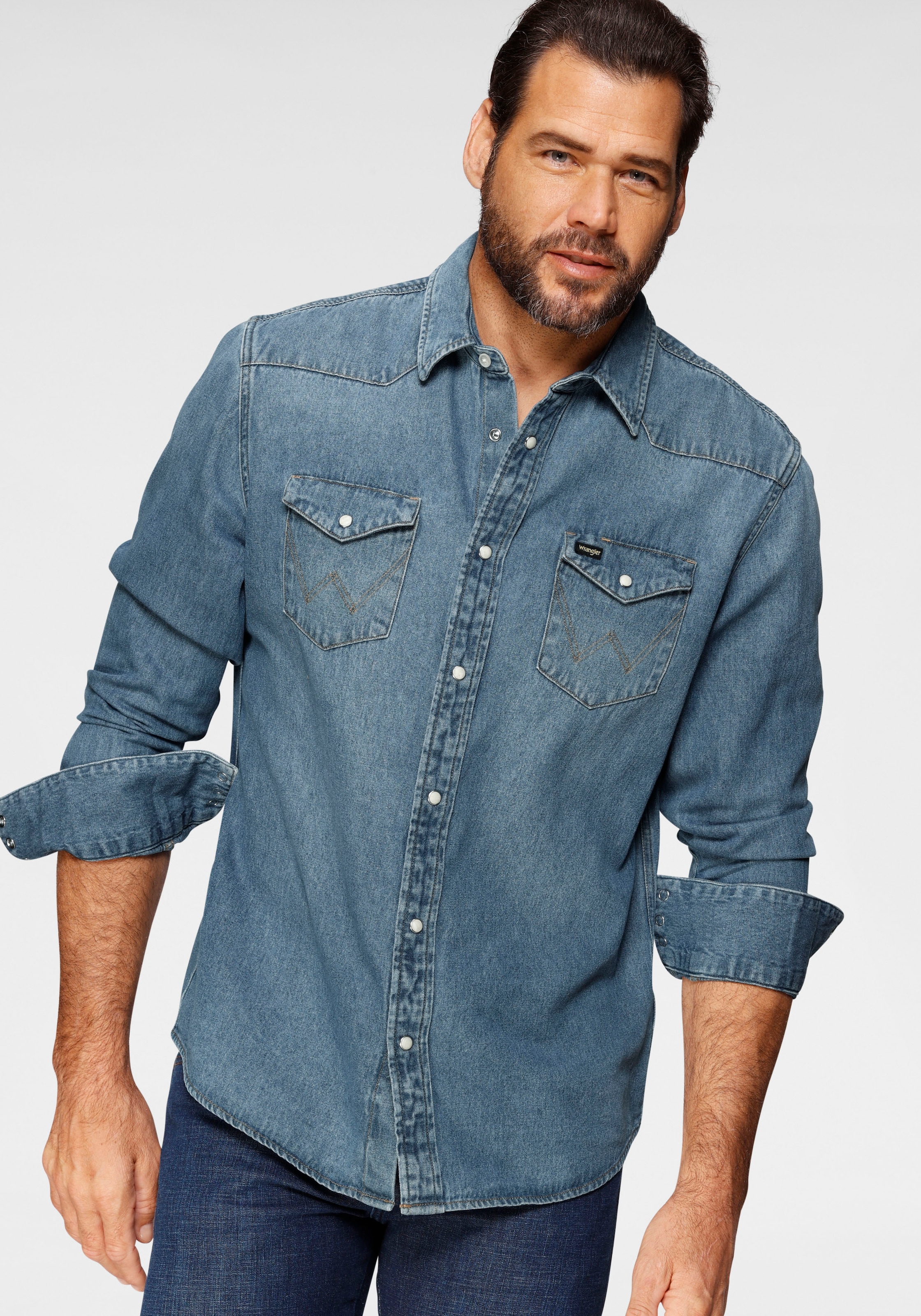 Wrangler Jeanshemd »Western Shirt« OTTO shoppen bei online