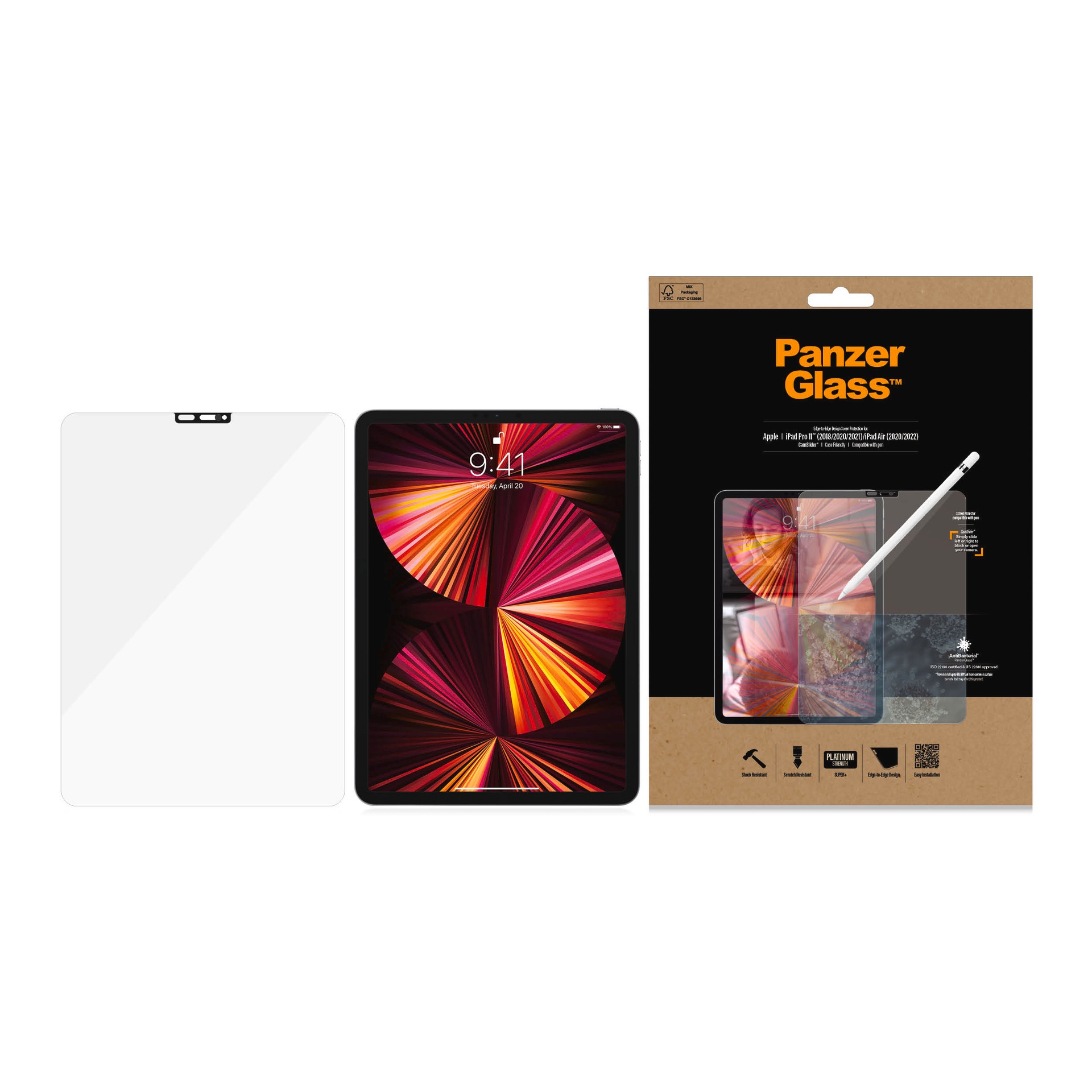 Displayschutzglas »Edge-to-Edge Design Screen Protection«, für Apple iPad Pro 11″ (18,...