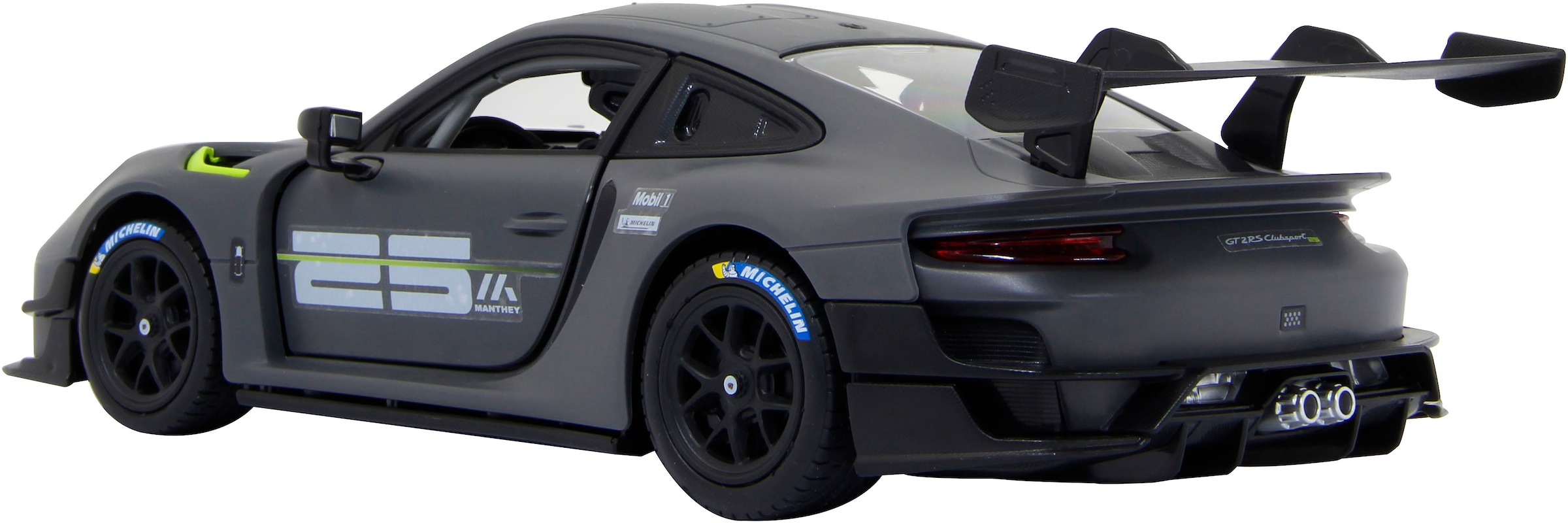 Jamara Modellbausatz »RC-Auto Porsche 911 GT2 RS Clubsport 25 1:18 grau 2,4 GHz«, 1:18