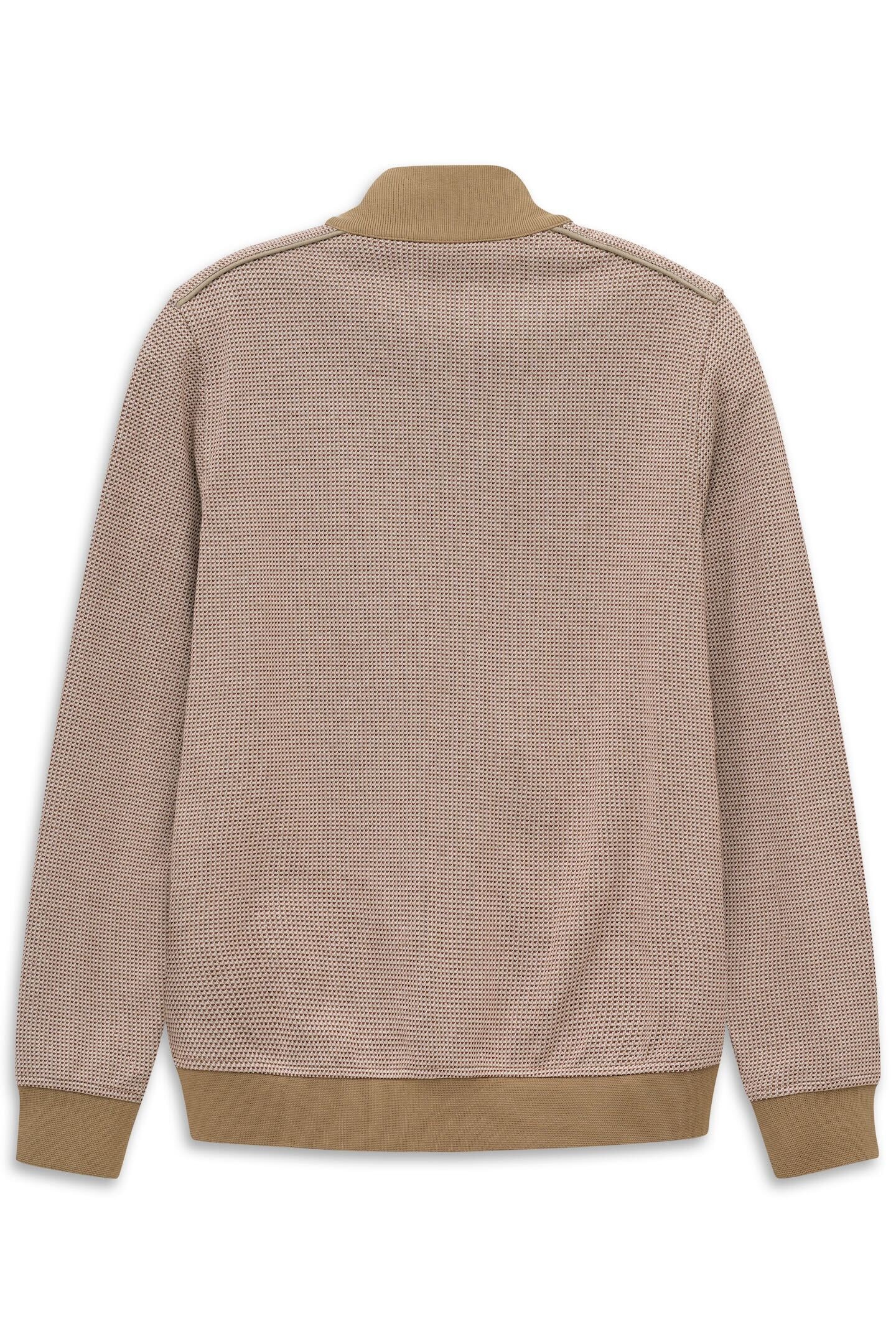 bugatti Sweatjacke »Elegant« im Jaquard-Design Modern Fit