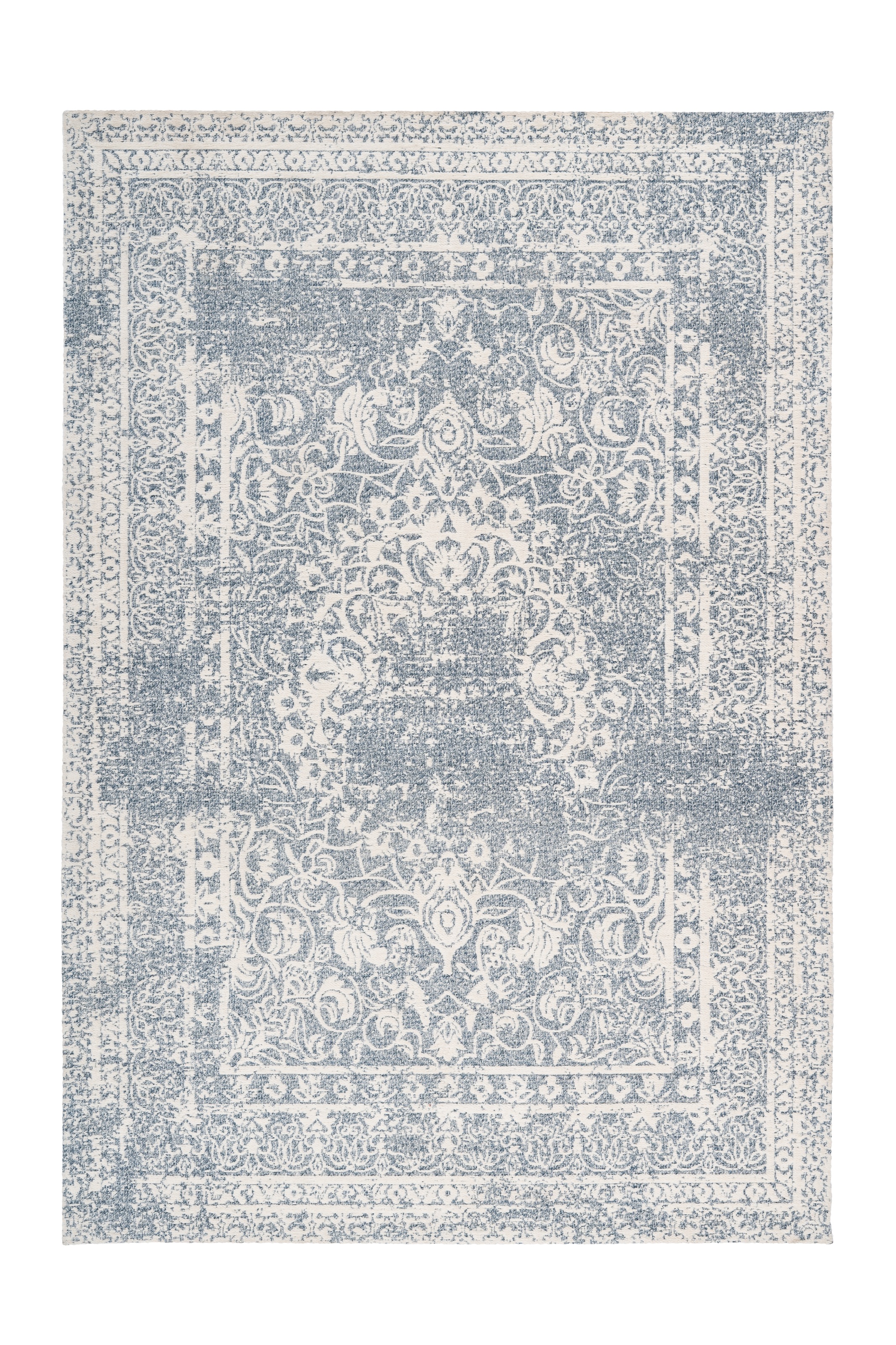 Arte Espina Teppich »Iglesia 400«, rechteckig, 10 mm Höhe, Jacquard-Teppich,dezente Farbwahl, robuste Material, Rücken aus Canvas