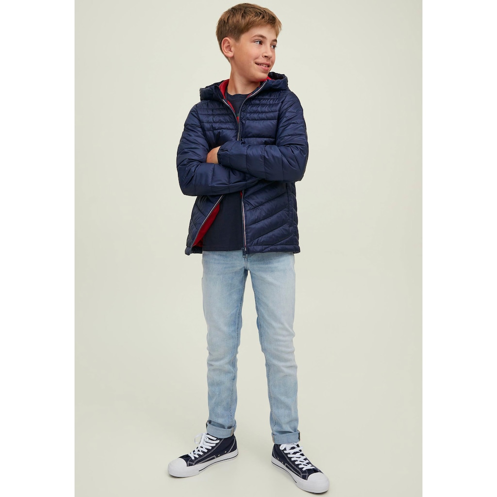 Jack & Jones Junior Steppjacke »JJEHERO PUFFER HOOD NOOS JNR«, mit Kapuze