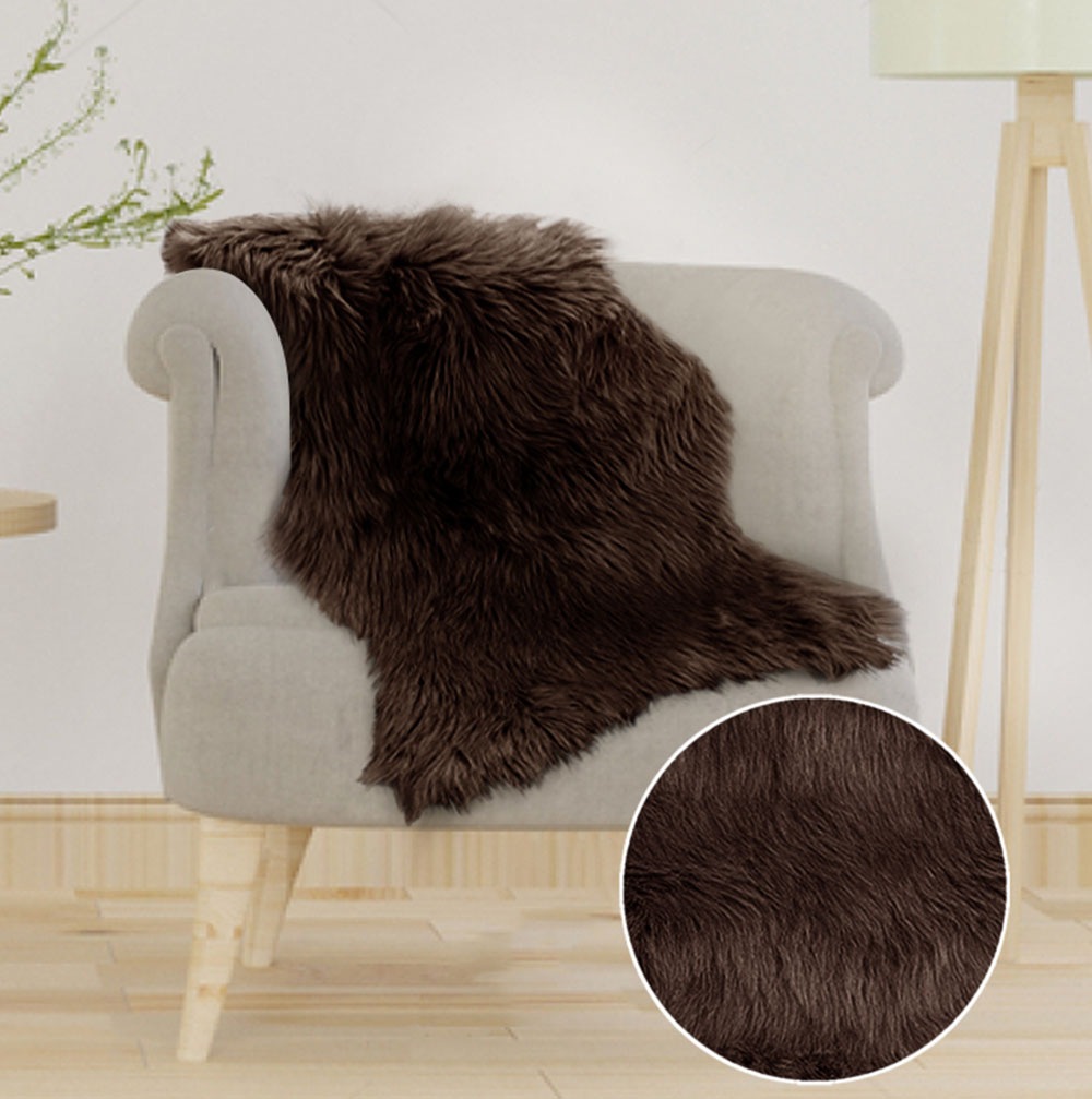 OTTO home Hochflor-Teppich »Valeria Fellteppich kuschelig« fellförmig 60 mm Höhe Kunstfell, Fellform, weiche Teppiche, Schlafzimmer, Wohnzimmer