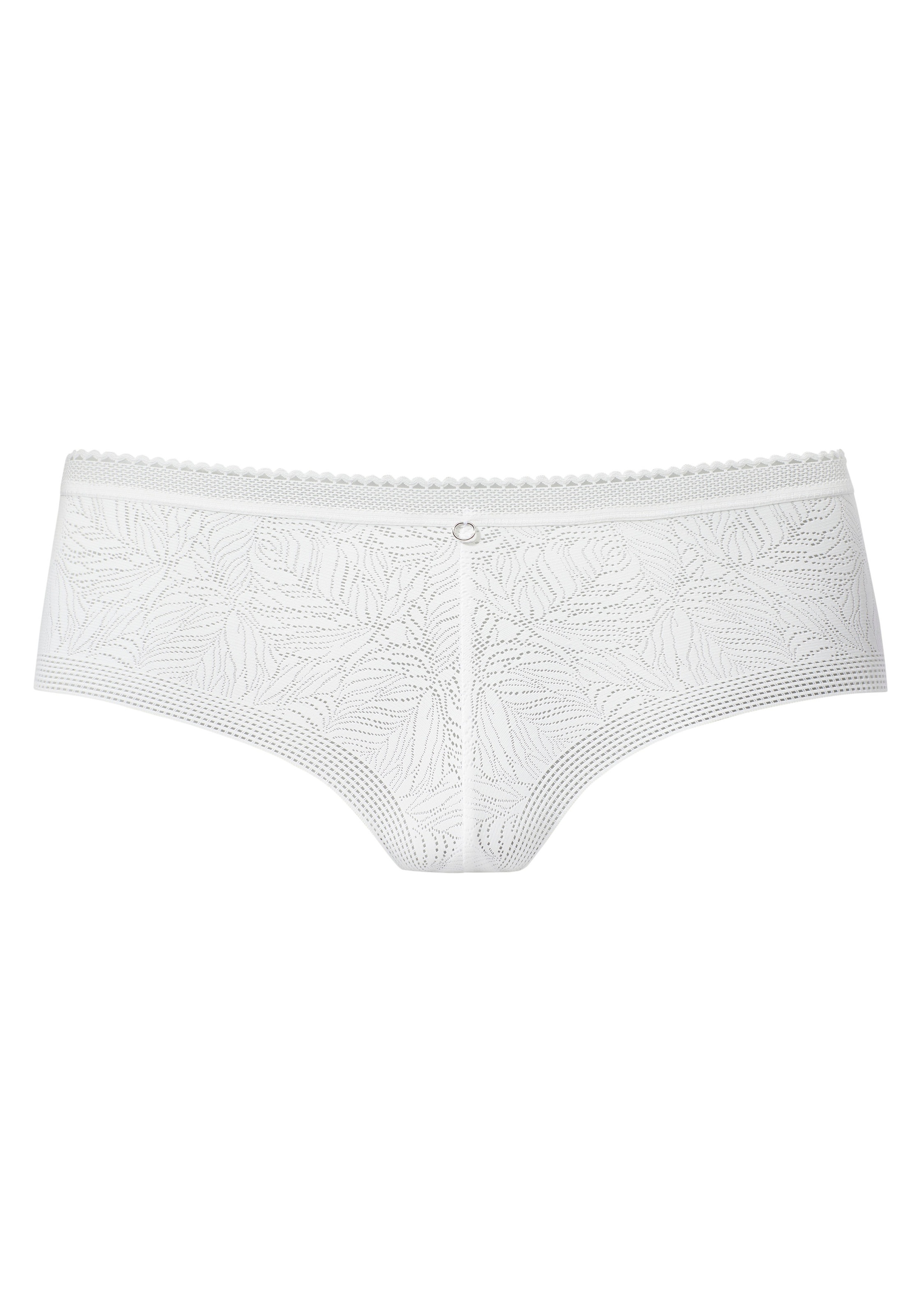 LASCANA Panty, aus extra flachem Material in blumiger Optik