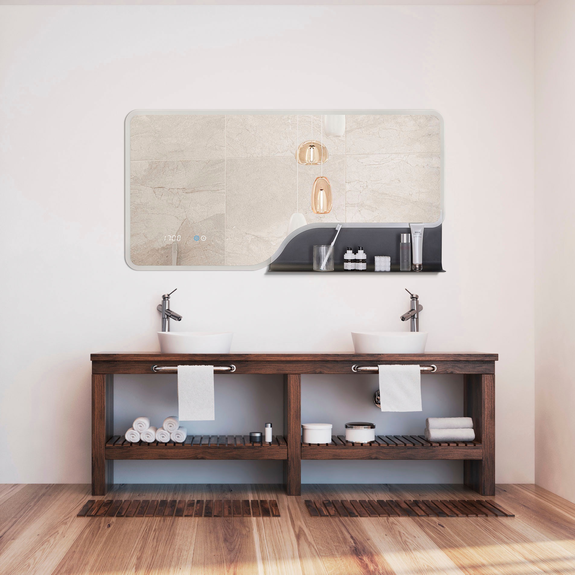 Paco Home Wandleuchte »FANTASY«, LED Badezimmerspiegel Beleuchtung Spiegel Badezimmer Schminkspiegel