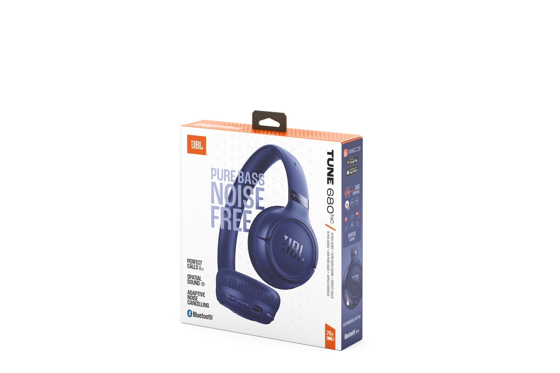 JBL On-Ear-Kopfhörer »Tune 680NC« A2DP Bluetooth Active Noise Cancelling (ANC) | Freisprechfunktion Kabelloser On-Ear-Kopfhörer mit Noise-Cancelling