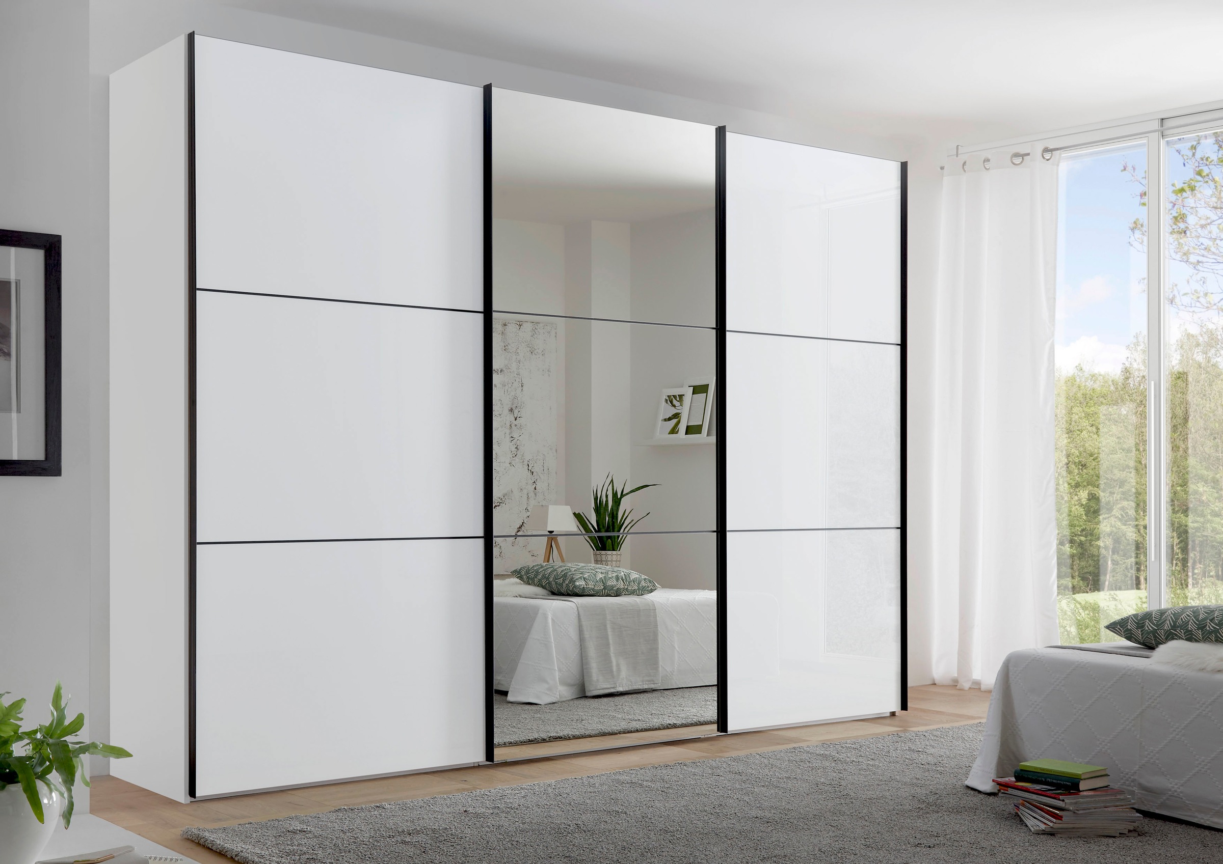 STAUD Schwebetürenschrank »Includo Glas, Made in Germany«