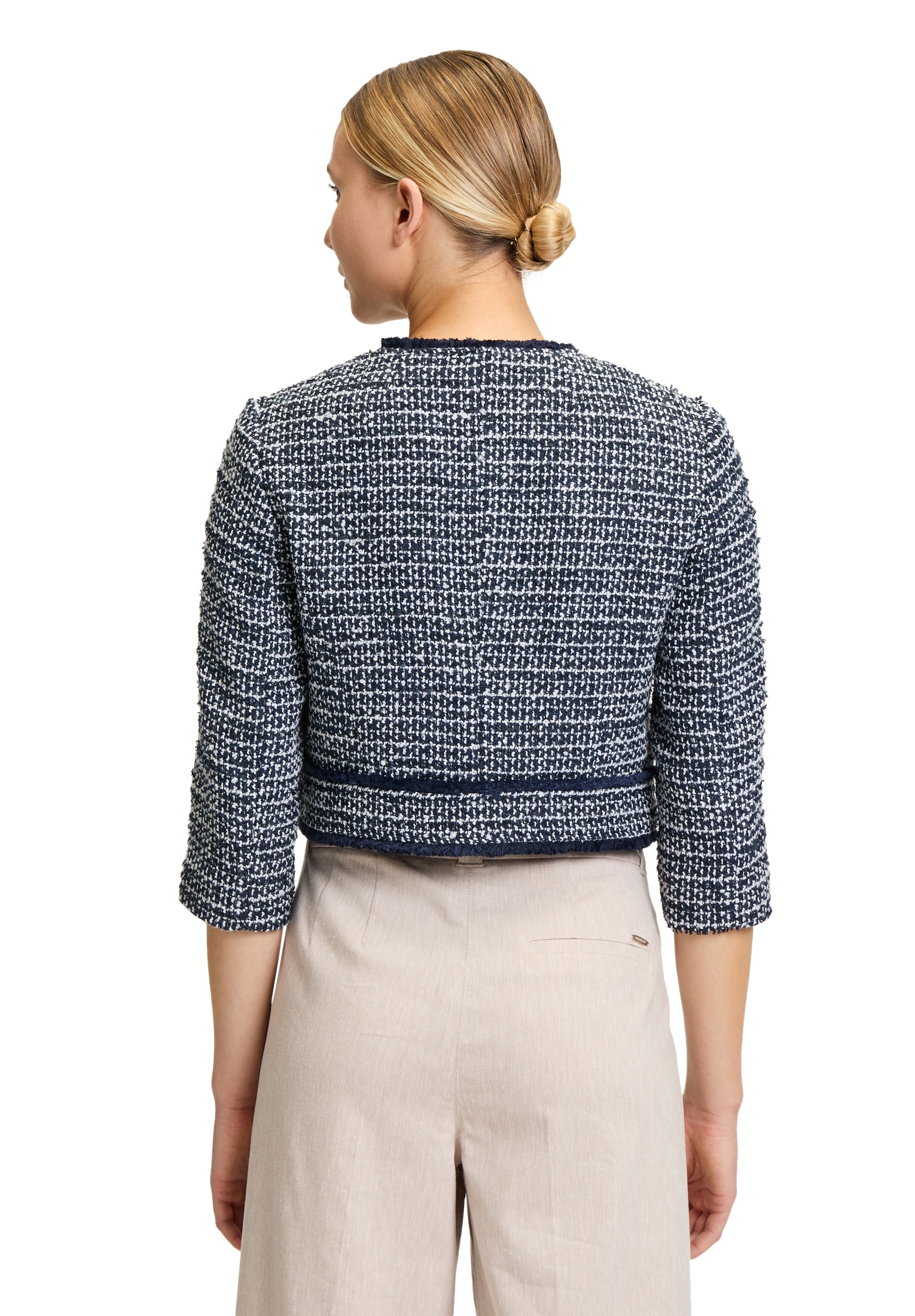 Betty&Co Boleroblazer »Bolero-Jacke mit aufgesetzten Taschen«