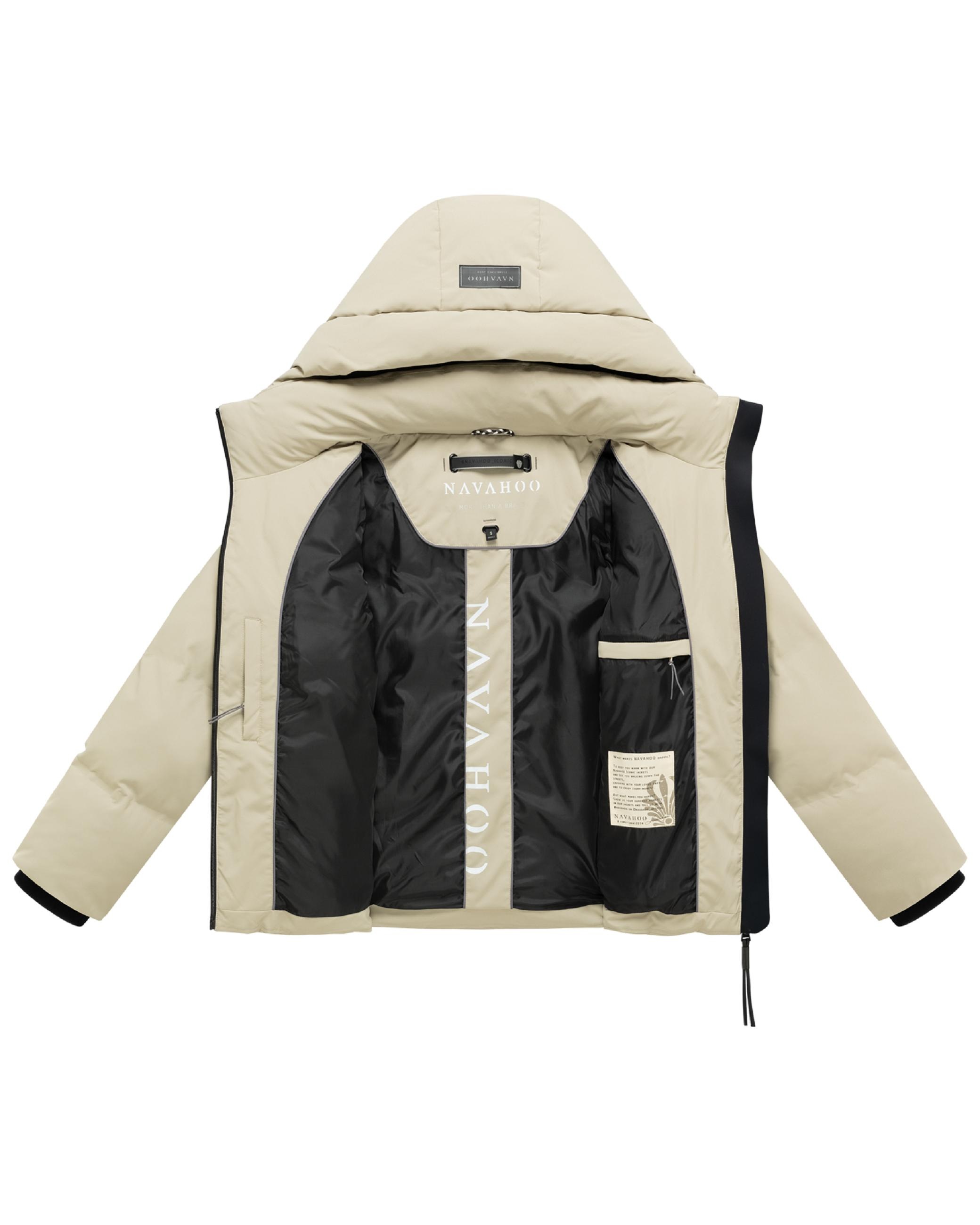 Navahoo Outdoorjacke »Steppjacke Wolkentanz XIV« mit Kapuze Kurze Damen Steppjacke mit abnehmbarer Kapuze