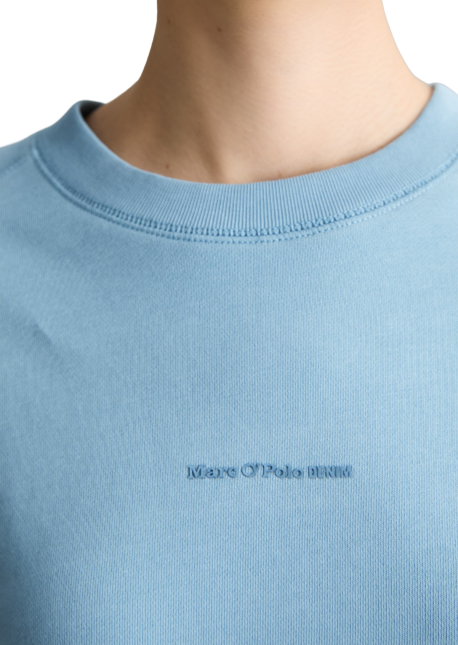 Marc O'Polo DENIM Sweatshirt , relaxed fit, aus Organic Cotton, mit Schlitzen an der Seitennaht
