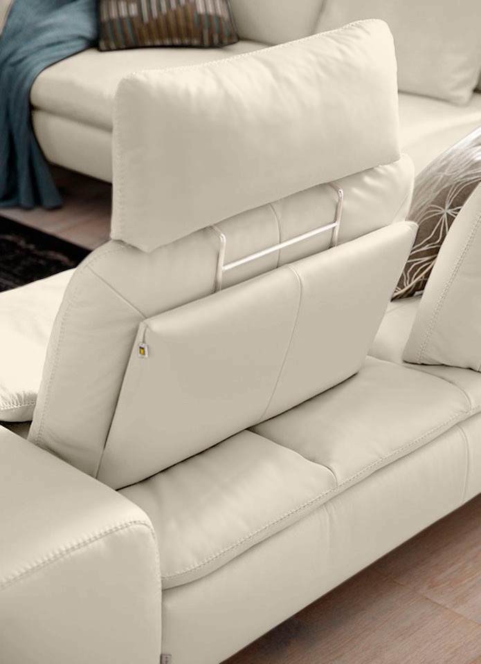 W.SCHILLIG Ecksofa »valentinoo, Designsofa, elegant und bequem, L-Form«, (Set), mit Sitztiefenverstellung, Breite 318 cm