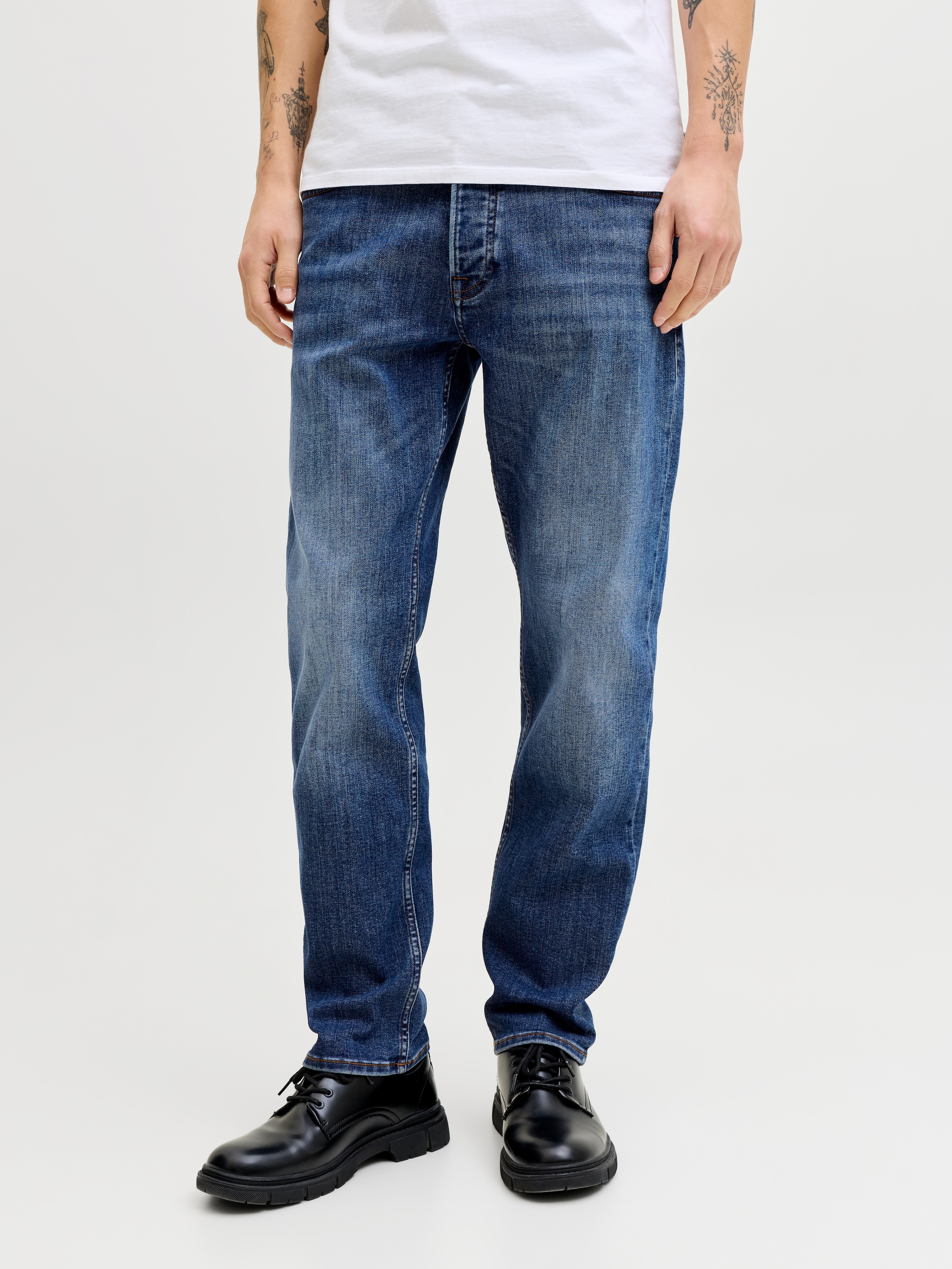 Jack & Jones Tapered-fit-Jeans mit Five-Pocket-Design
