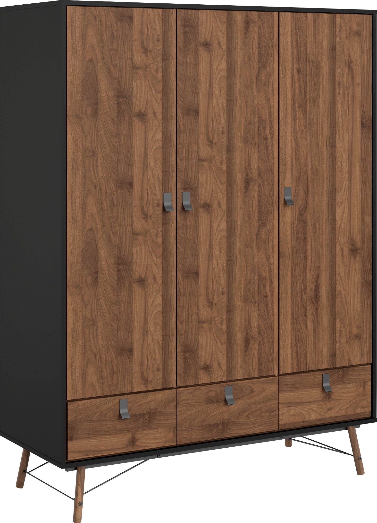 andas Kleiderschrank »RY«, mit 3 Türen und 3 Schubladen, Breite/Höhe 150/200 cm