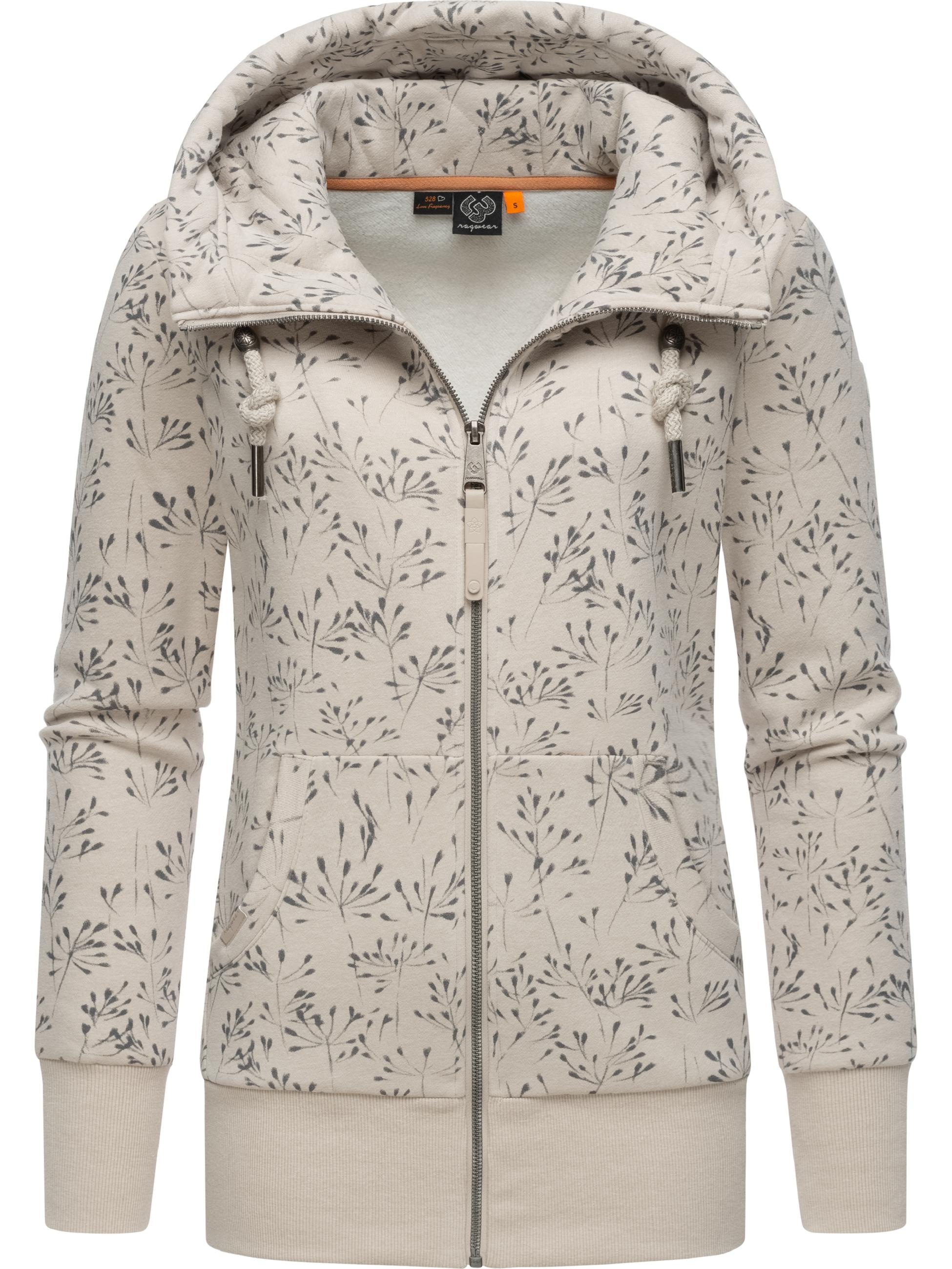 Ragwear Sweatjacke »Sweatjacke Neska Zip Flowers«