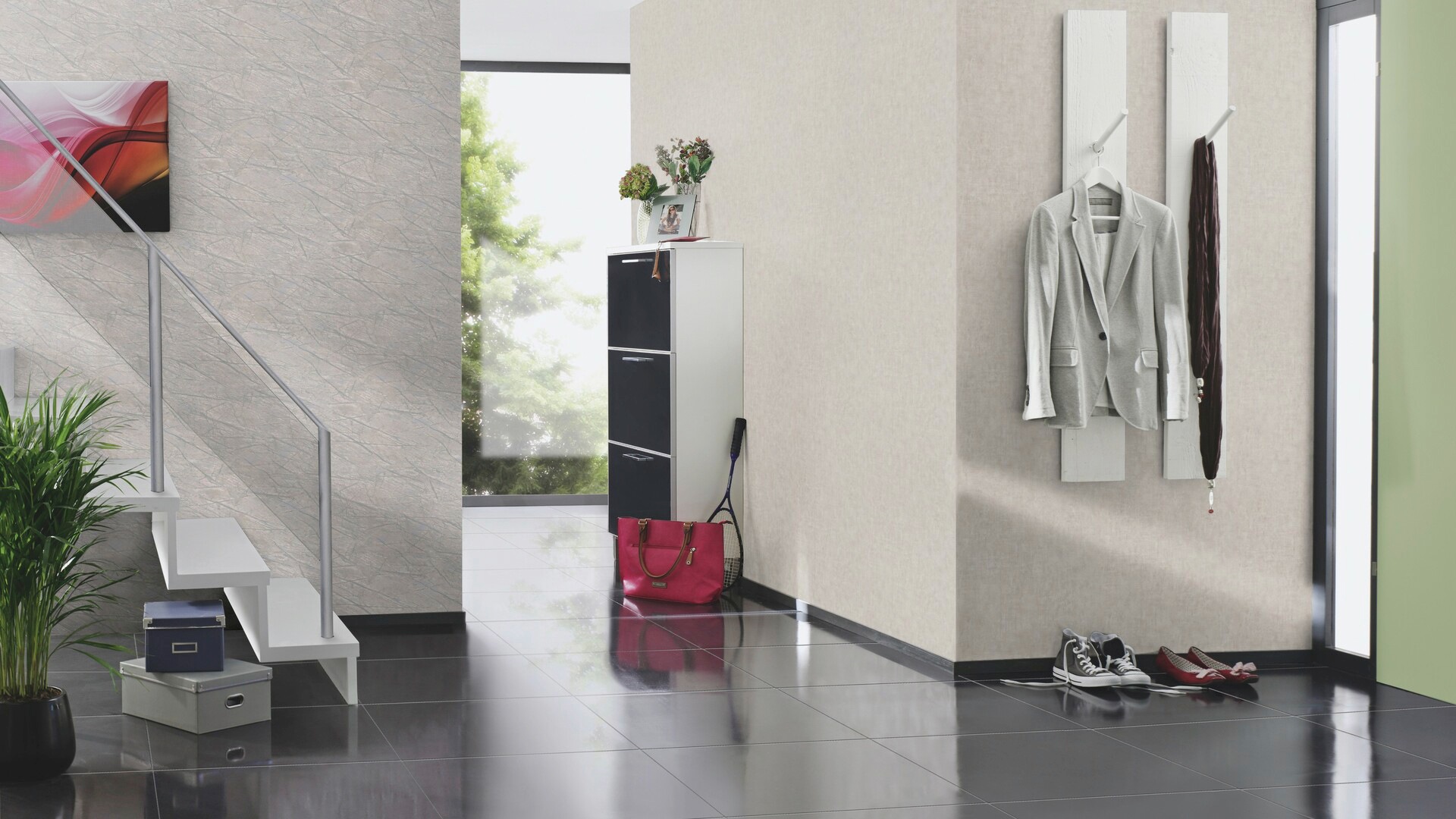 Rasch Vliestapete »Factory IV« einfarbig | uni strukturiert gut lichtbeständig, hochwaschbeständig