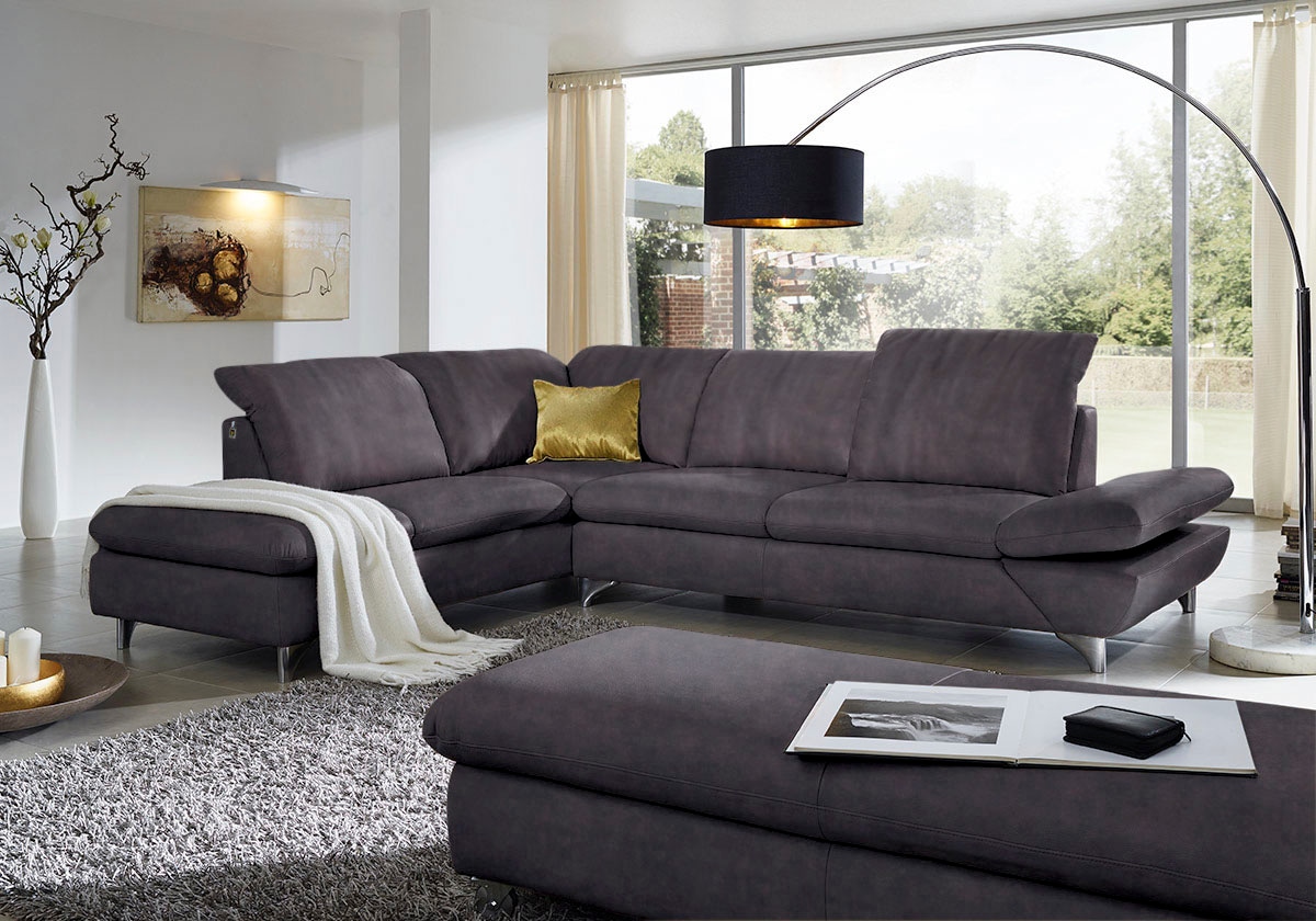W.SCHILLIG »Taoo, elegant und zeitlos, bequem, L-Form« mit Sitziefenverstellung & Kopfteilverstellung