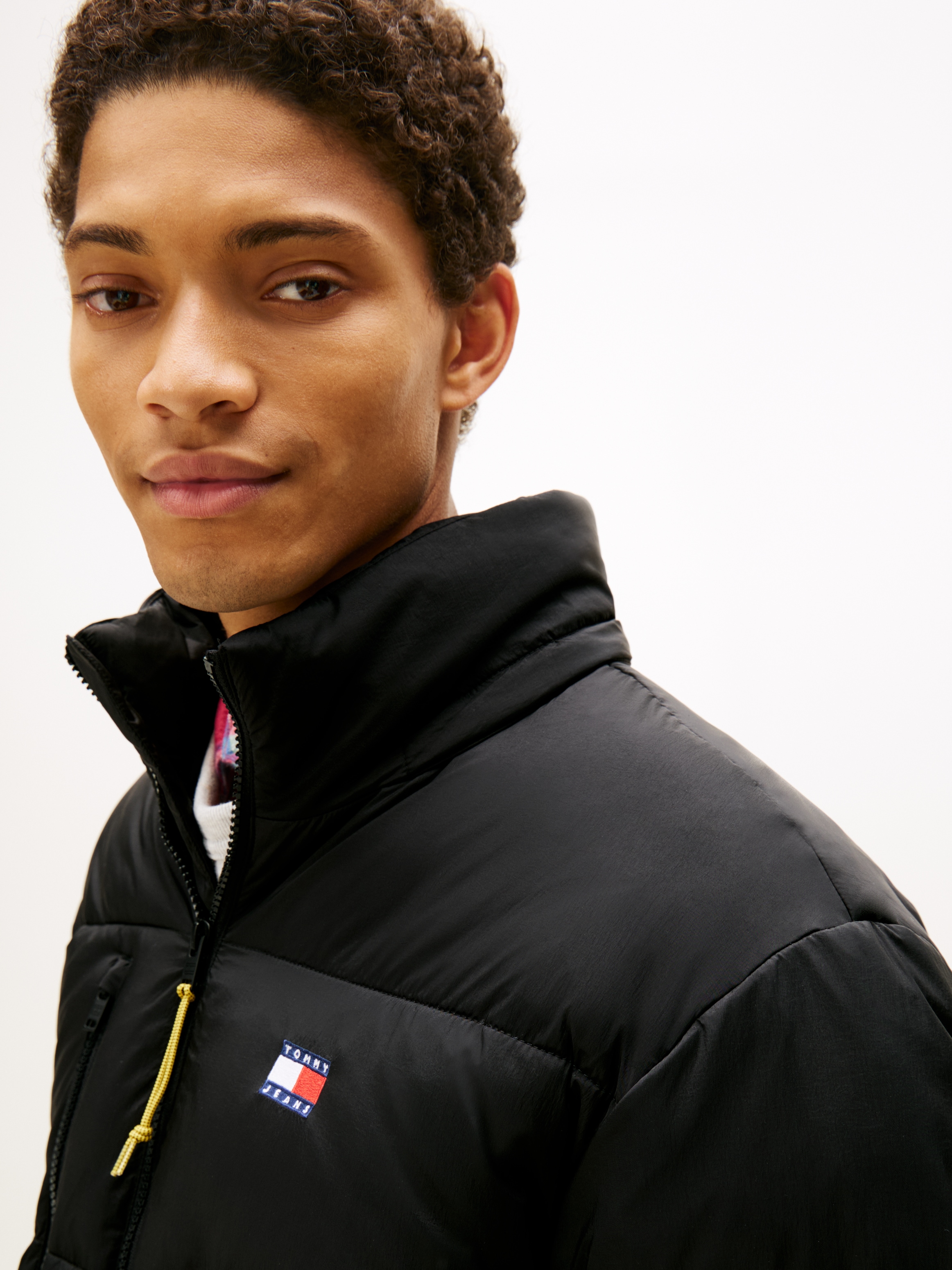 Tommy Jeans Steppmantel »VAIL MAXI PARKA« Regular fit mit abnehmbarer Kapuze