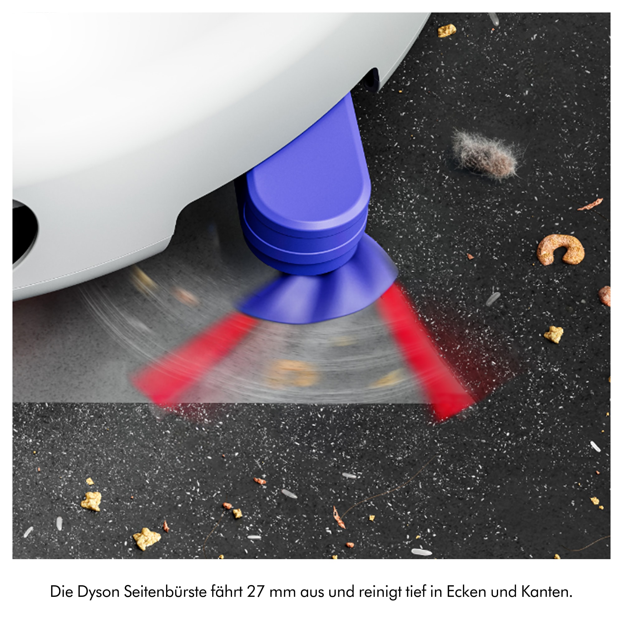 DYSON Nass-Trocken-Saugroboter »Dyson R2 Nurovi™ Wash+Dry Saugroboter« 21.000 Pa Saugkraft; Twin-capture™-System; Reuleaux-Dreieck-Wischpads