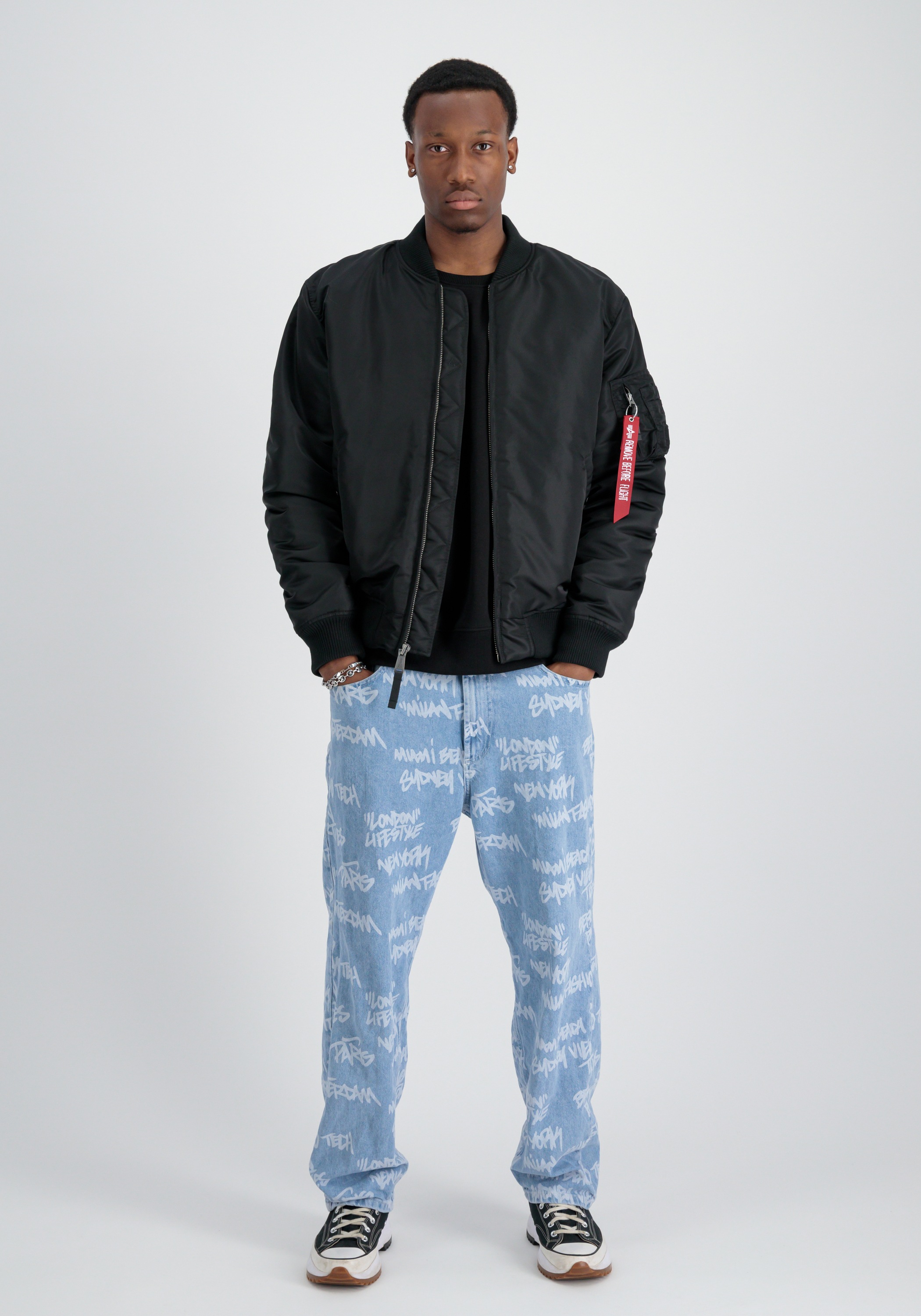 Alpha Industries Bomberjacke »Alpha Industries Men - Bomber Jackets MA-1 Dragon Embroidery«