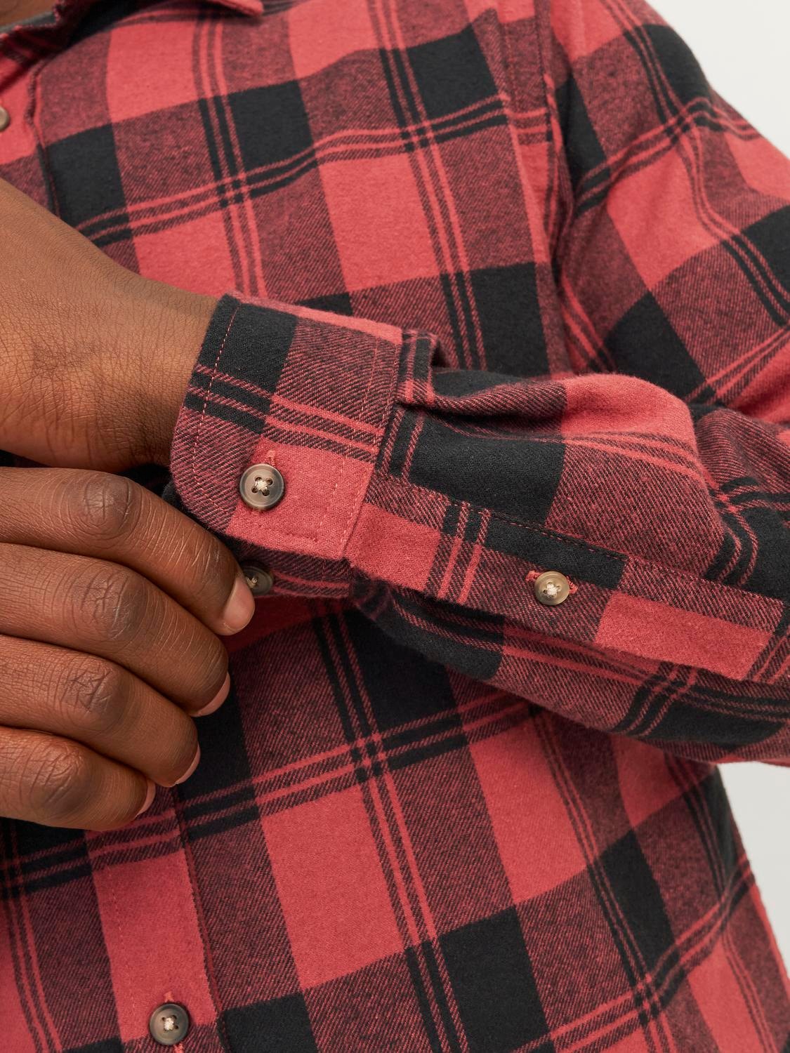 Jack & Jones Langarmhemd »JJJOSHUA FALL BUFFALO SHIRT LS«