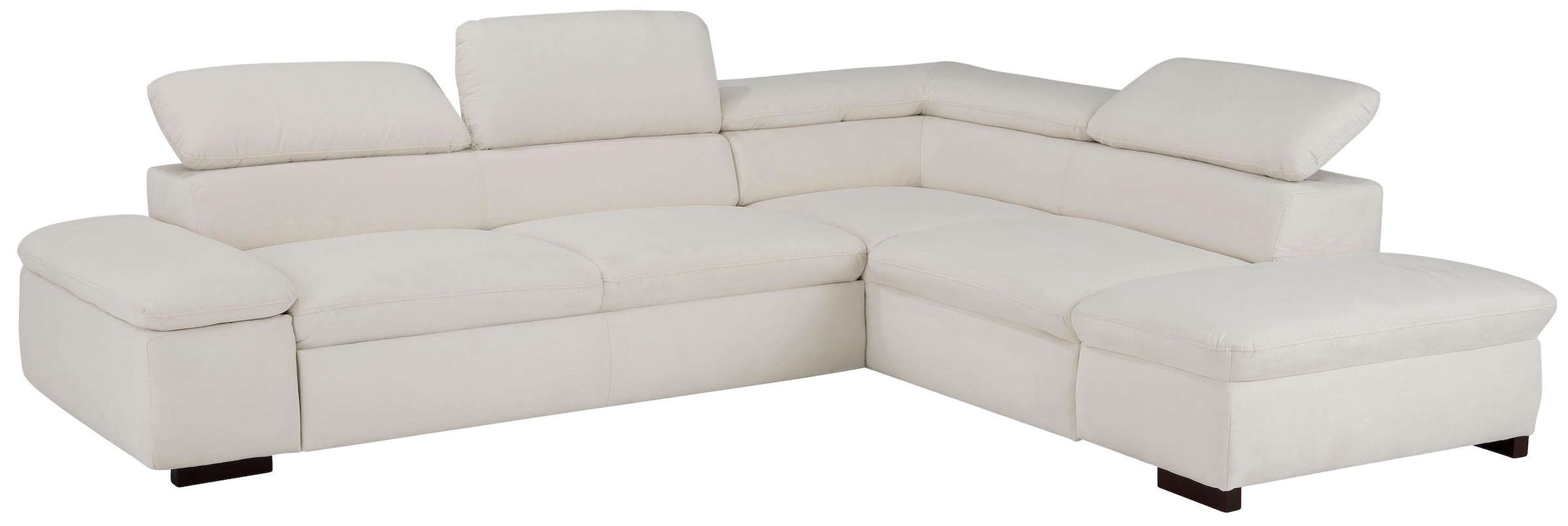 Home affaire Ecksofa »Alberto L-Form« mit Kopfteilverstellung, wahlweise mit Bettfunktion