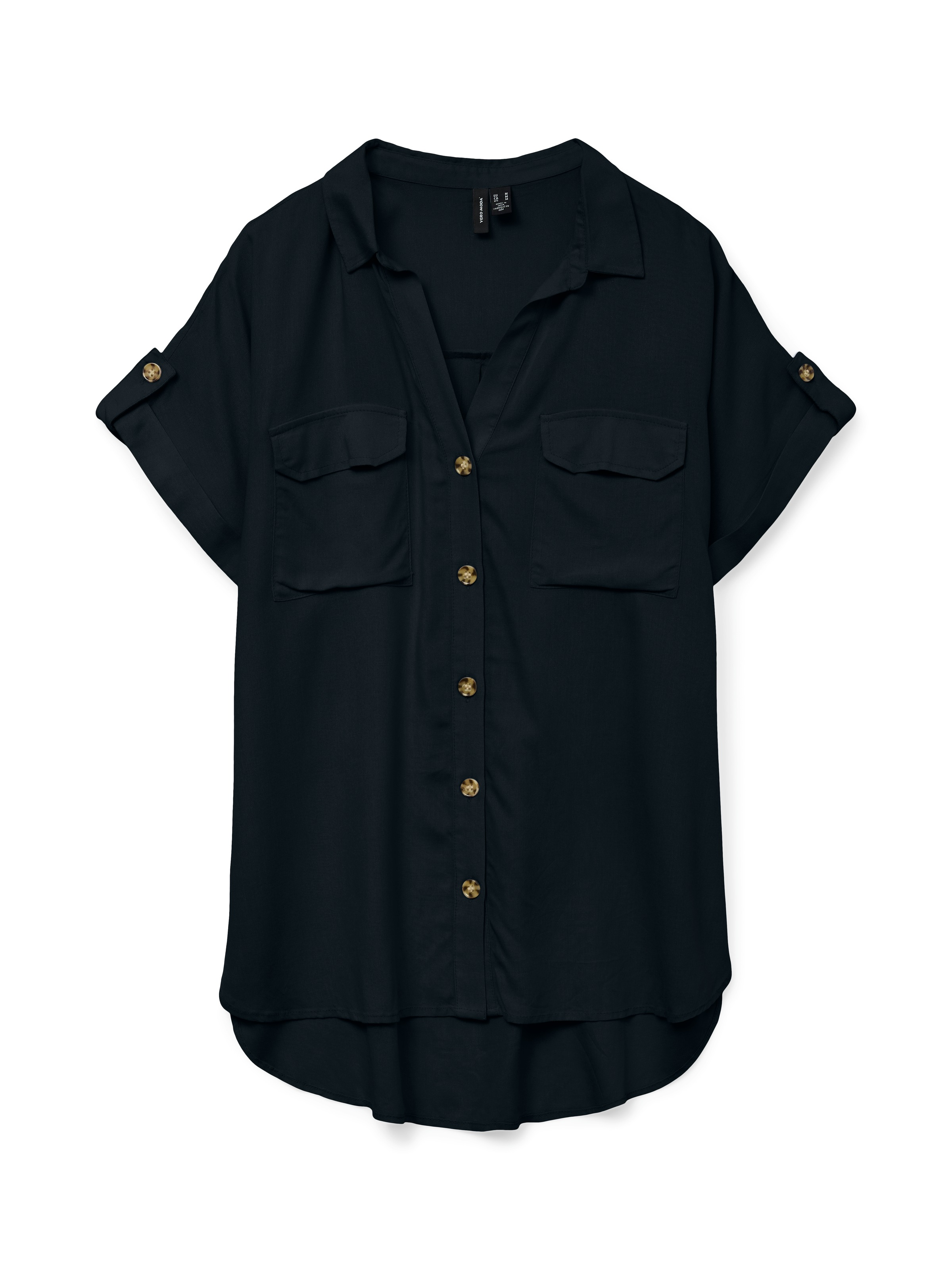 Vero Moda Hemdbluse »VMBUMPY S/S SHIRT WVN GA NOOS«