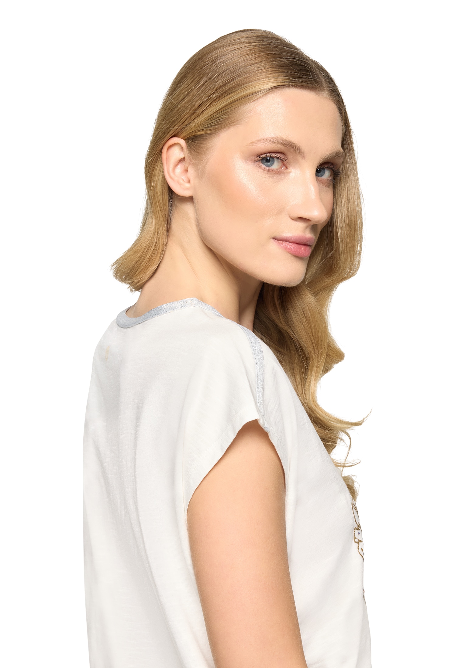 Cartoon Rundhalsshirt »Rundhals-Shirt mit Placement«