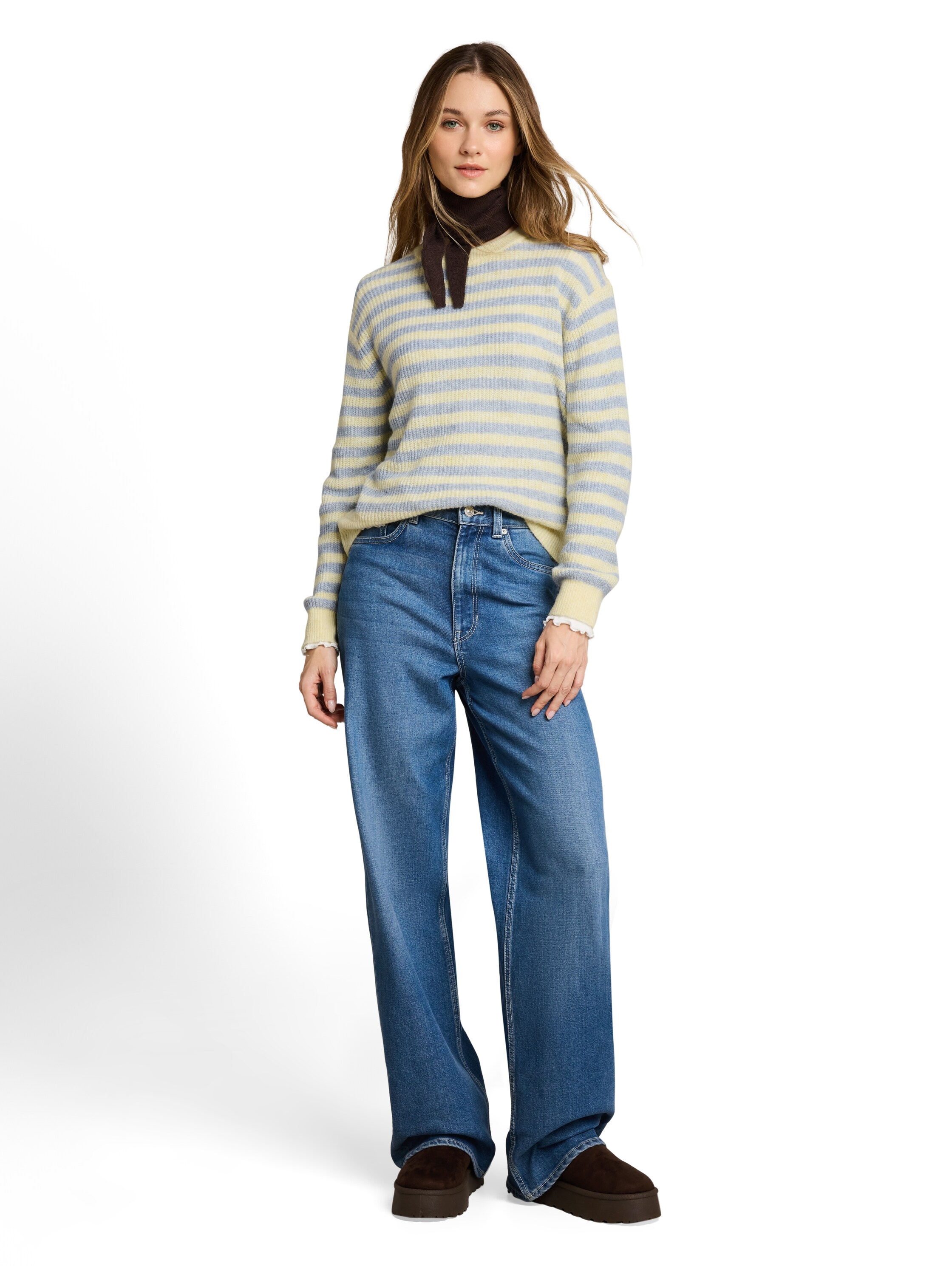TOM TAILOR Denim V-Ausschnitt-Pullover