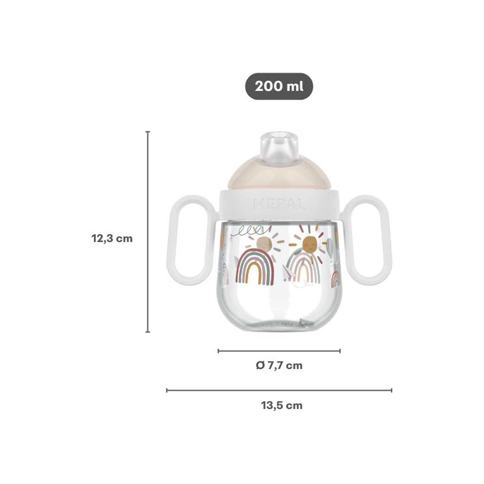 Mepal Kinderbecher »Antitropf-Trinklernbecher Mio (2025) 200 ml«