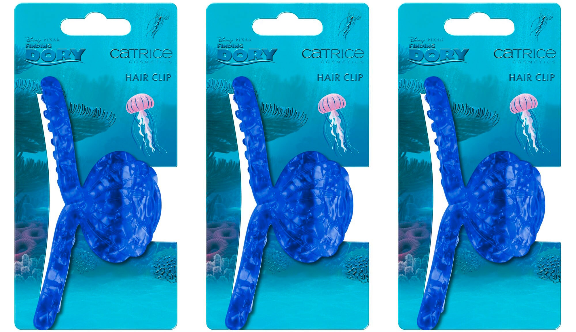 Catrice Damen Haarclip »Disney Pixar Finding Dory Hair Clip« mit drei Haarclips in blau