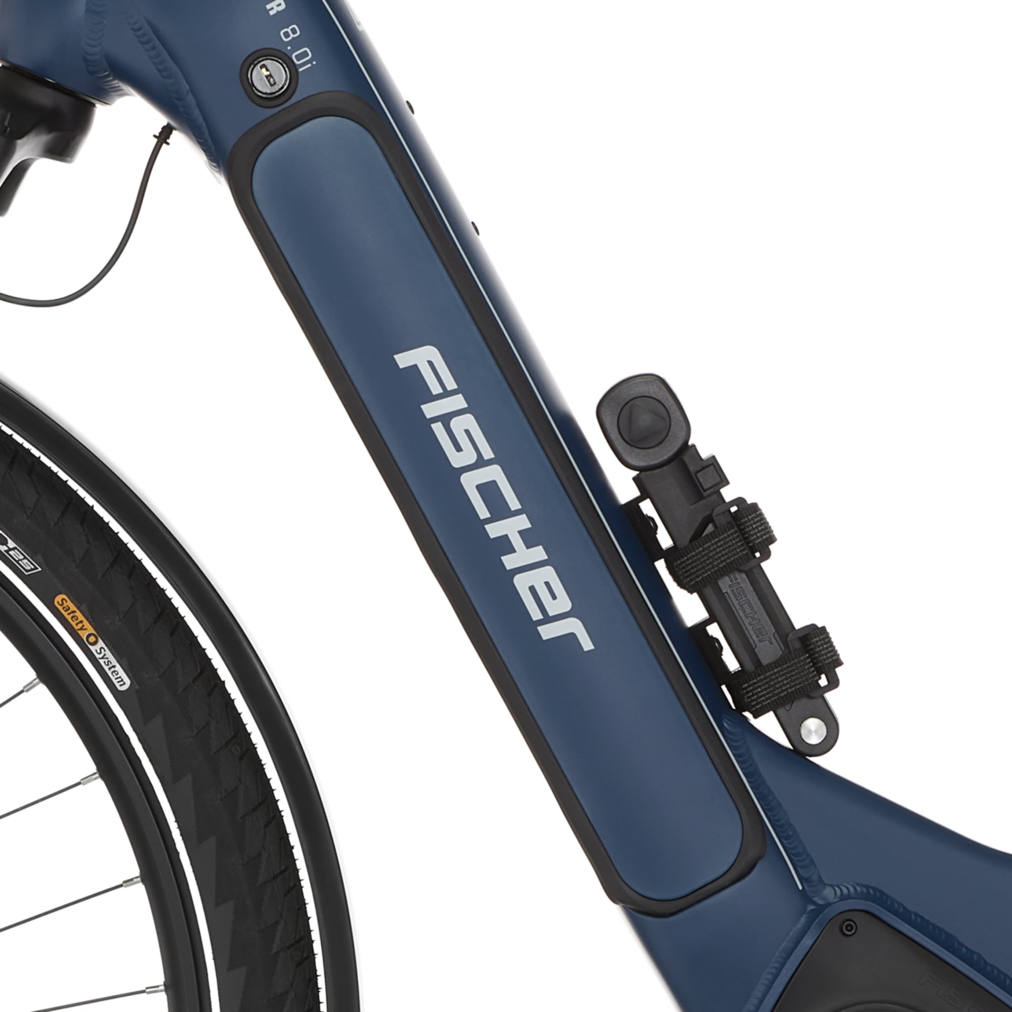 FISCHER Fahrrad »VIATOR 8.0i Damen 43« 12 Gang SRAM Eagle SX Schaltwerk Kettenschaltung Mittelmotor 250 W mit Faltschloss,  Pedelec, Elektrofahrrad für Damen u. Herren