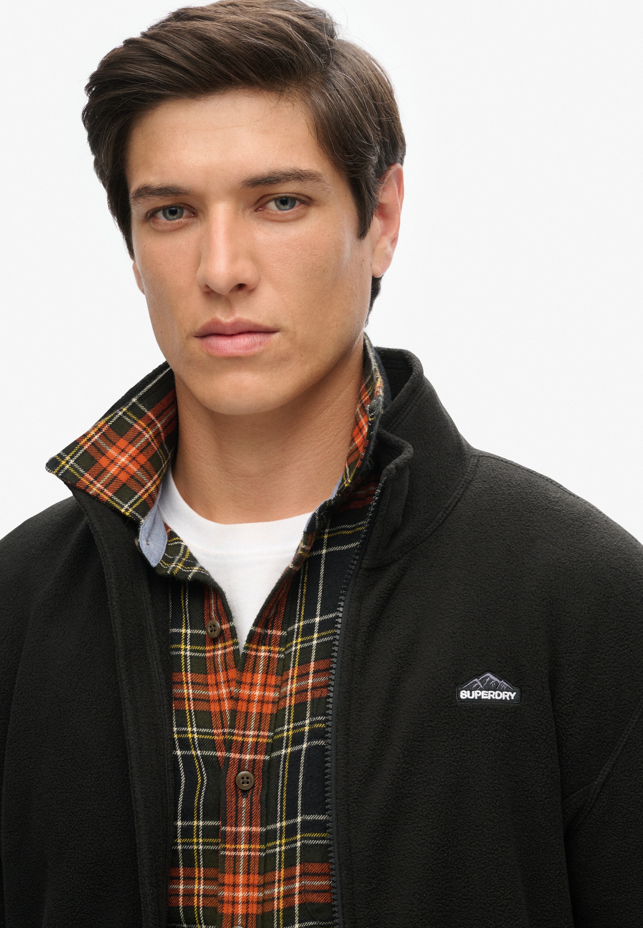 Superdry Fleecejacke »POLAR FLEECE FULL ZIP«, mit Kapuze