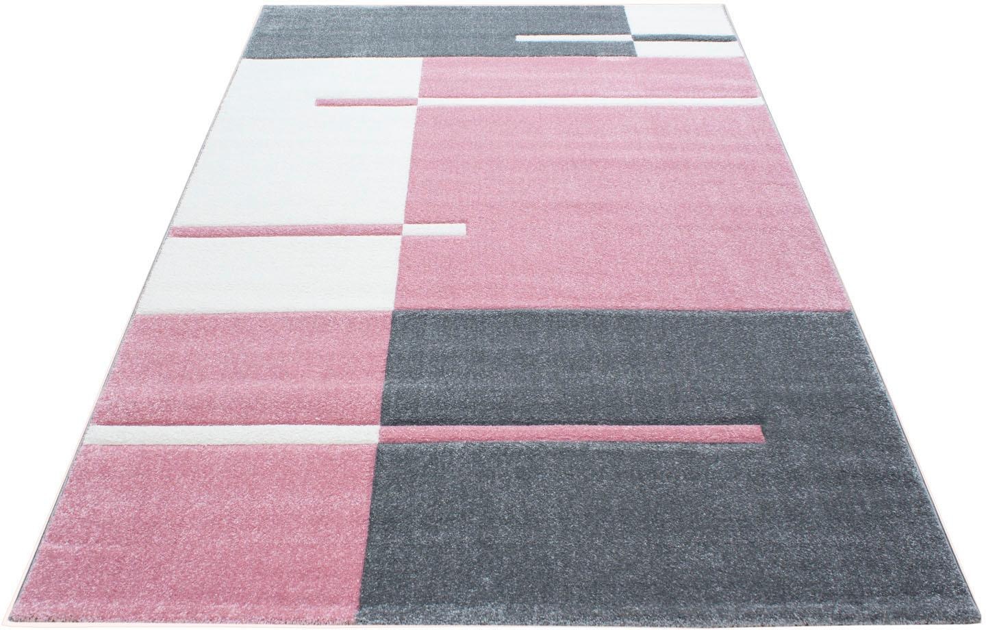 Ayyildiz Teppiche Teppich »Hawaii 1310«, rechteckig, 13 mm Höhe, handgearbeiteter Konturenschnitt, Wohnzimmer