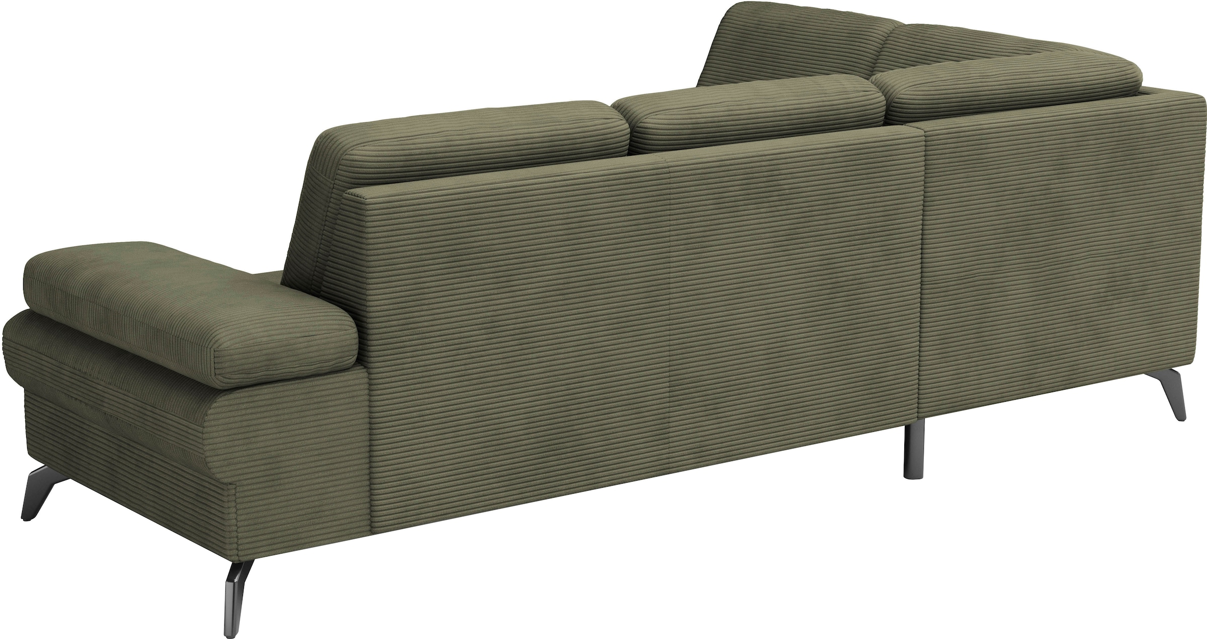 sit&more Ecksofa »Morris Jubi L-Form«, inkl. Armteilfunktion und 1 Zierkissen, wahlweise mit Bettfunktion