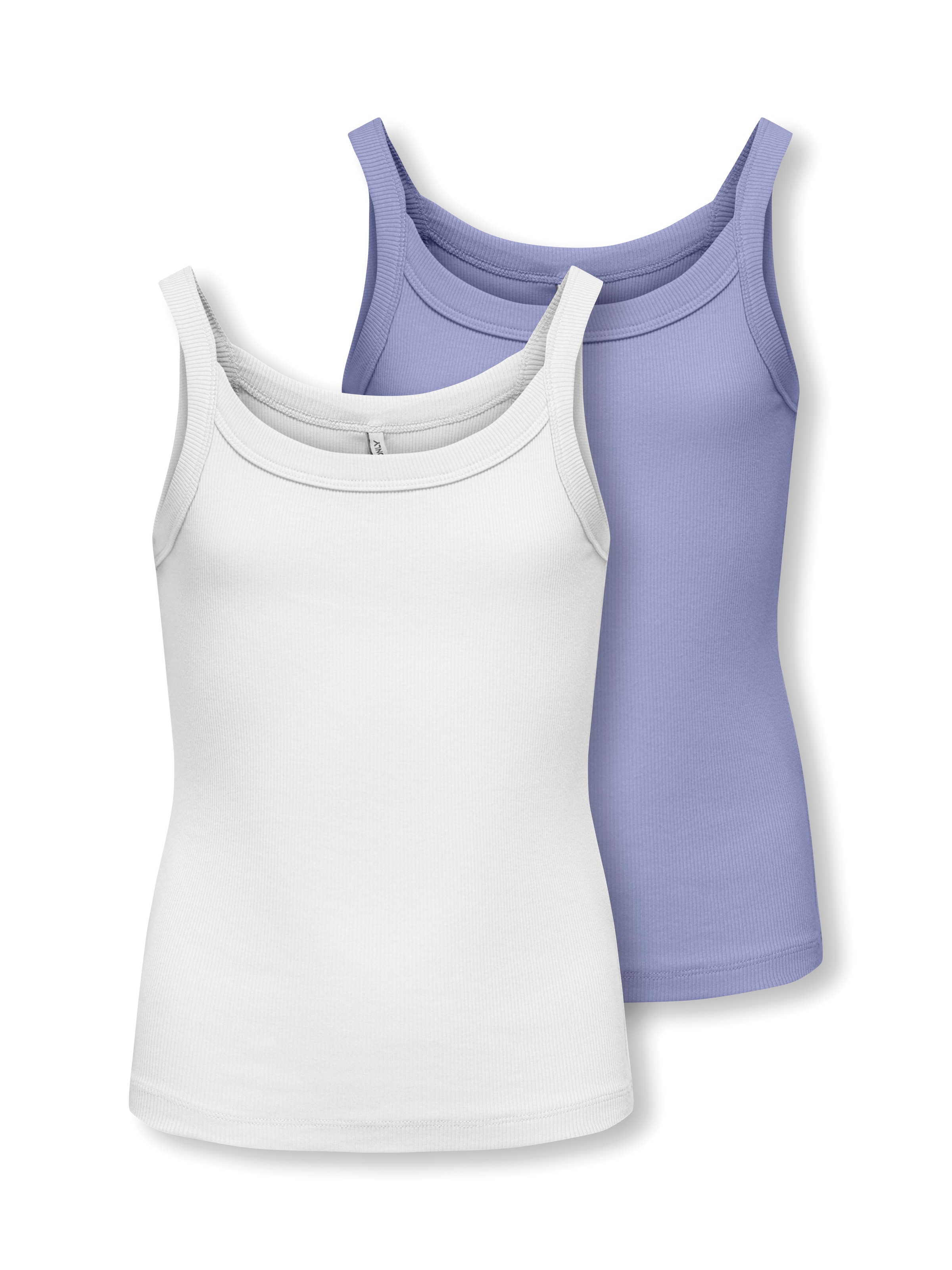 KIDS ONLY Trägertop »KOGJILL LIFE S/L TOP CS JRS 2-PACK« Packung, 2 Baumwollmischung, elastisch