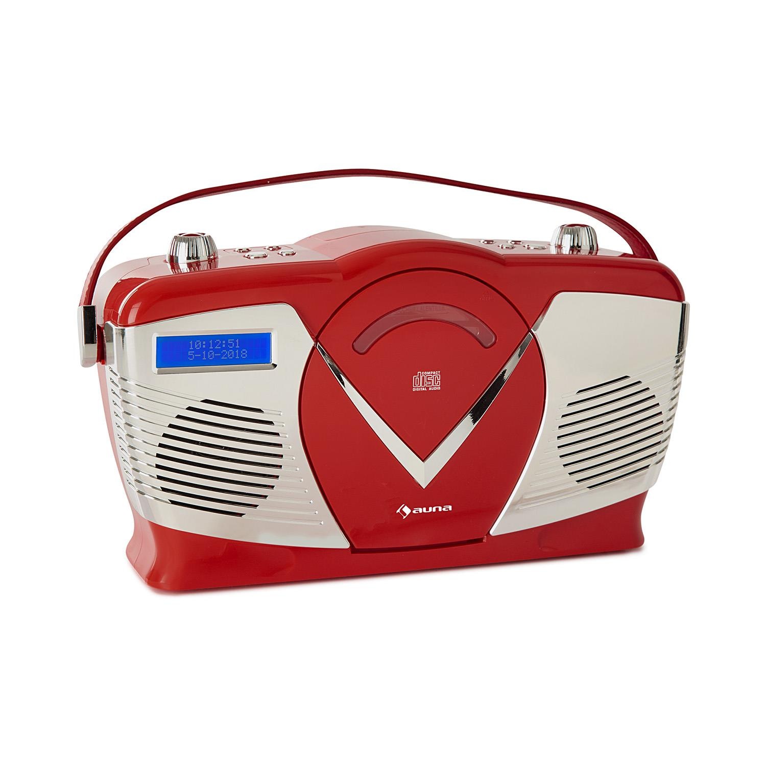 Auna auna RCD-70 DAB Retro CD-Radio UKW DAB+ CD-Player USB Bluetooth »RCD70«