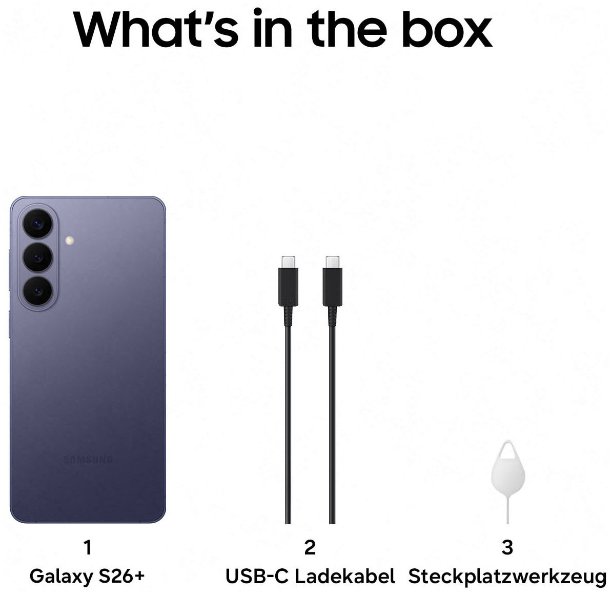 Samsung Smartphone »Galaxy S26+« Cobalt Violet
