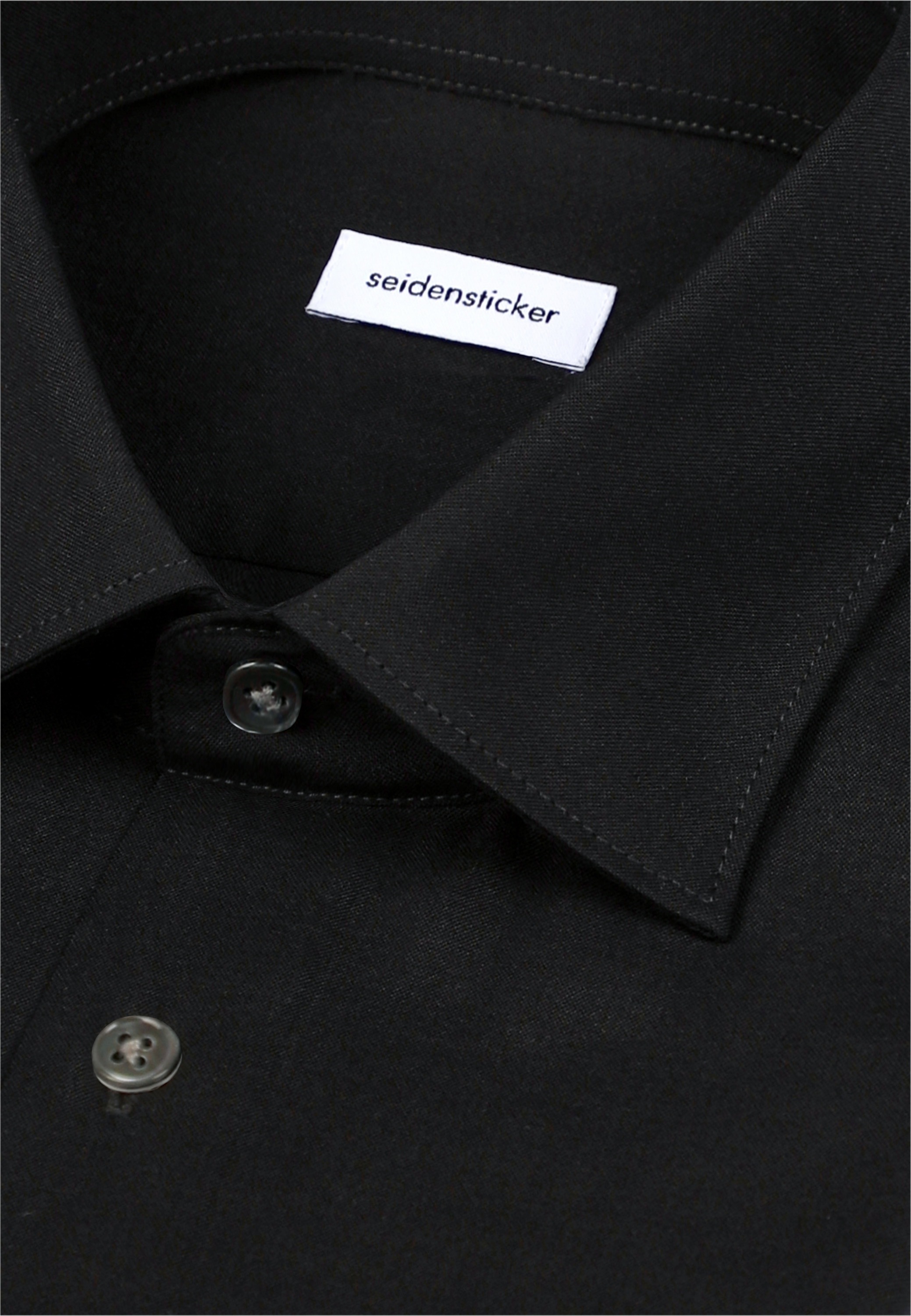 seidensticker Businesshemd »Schwarze Rose« Regular 1/1 Kentkragen Uni