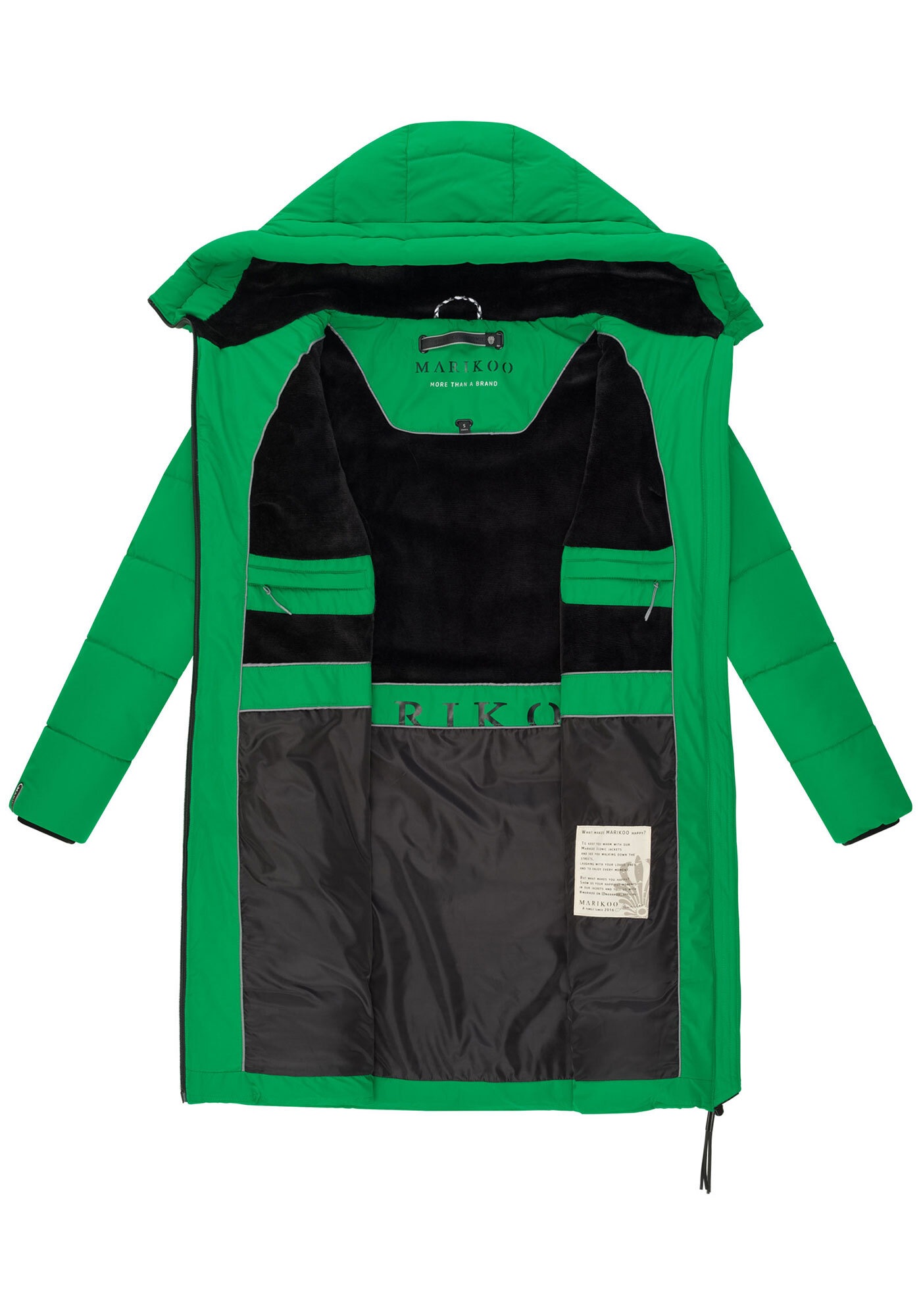 Marikoo Winterjacke »Marikoo Natsukoo Damen Winter Steppjacke lang B978«