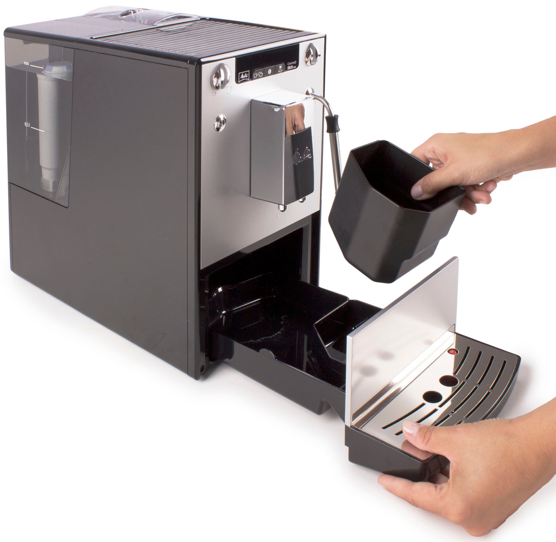 Melitta Vollautomatische Kaffeemaschine 1C-1G schwarz 230 Volt 2800 Watt
