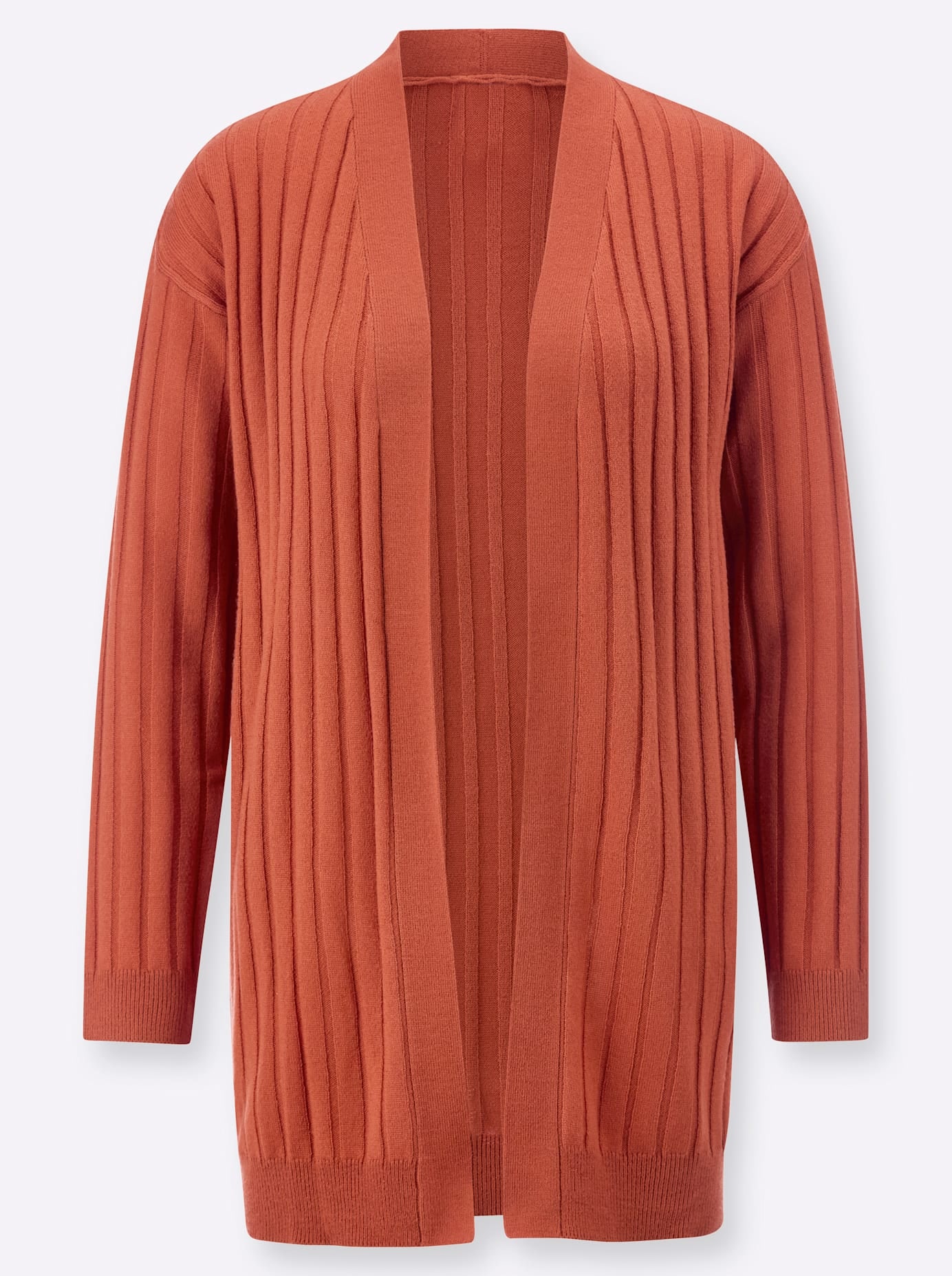 Classic Basics Longstrickjacke