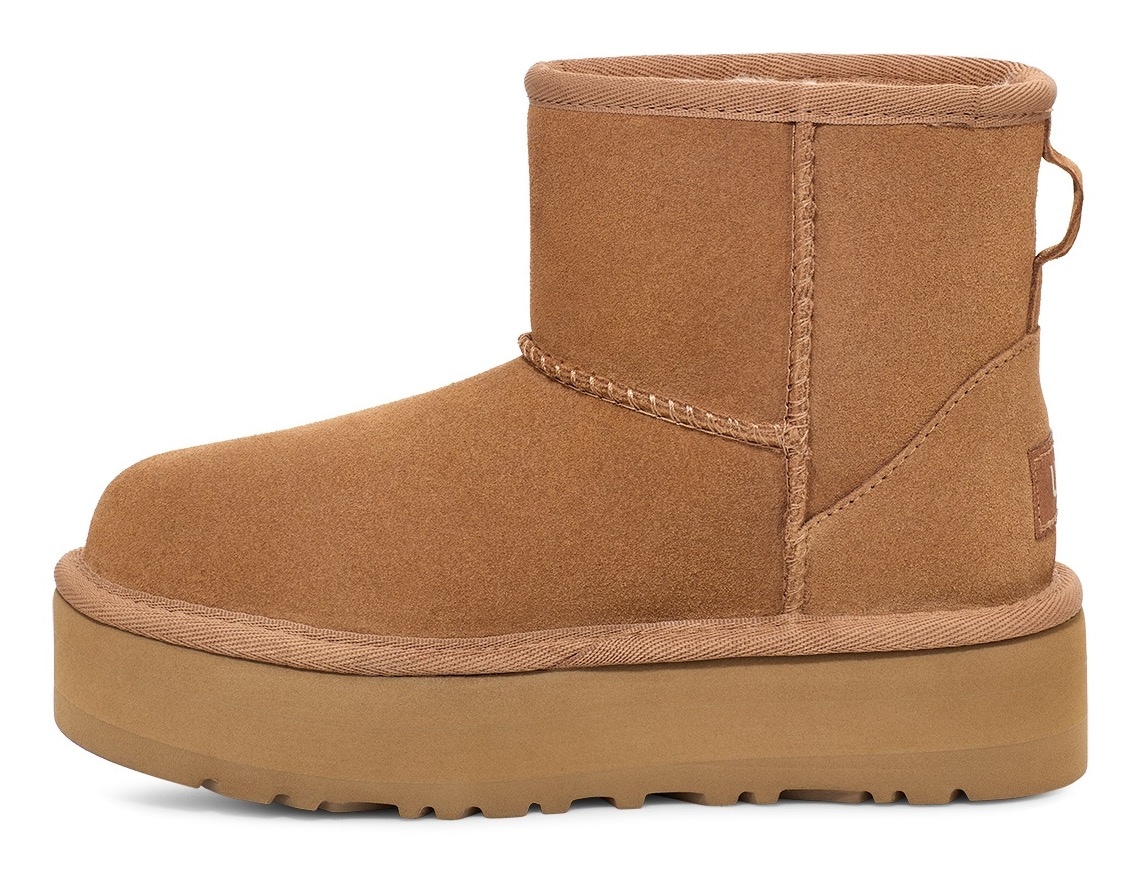 UGG Plateaustiefel »KIDS' CLASSIC MINI PLATFORM«, Winterboots, Plateau Boots, Schlupfstiefel mit Warmfutter