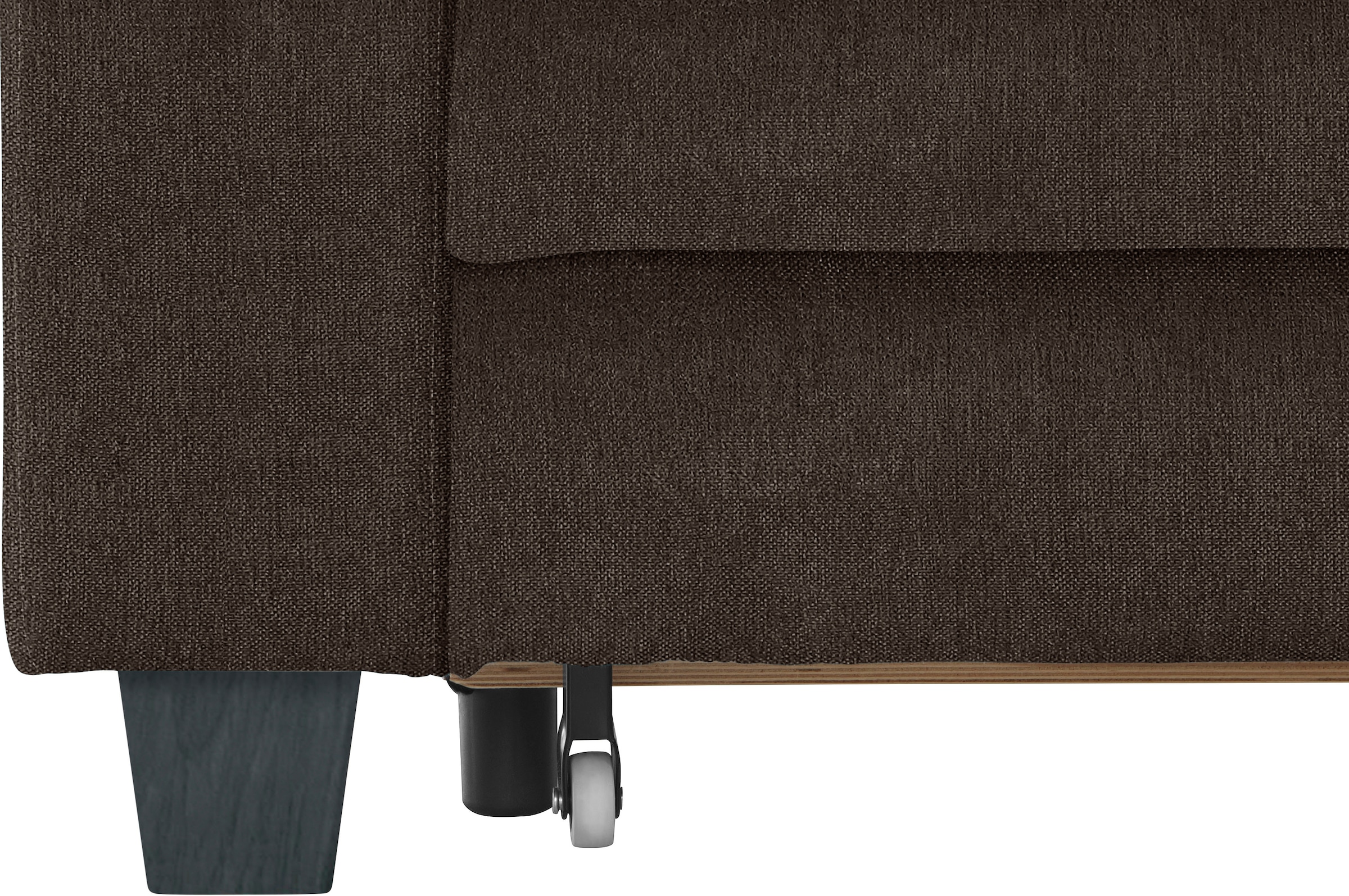TRENDMANUFAKTUR Ecksofa »Chamber, zeitlos & elegant, bequem, L-Form«, inklusive einer Kopfstütze, wahlweise mit Schlaffunktion