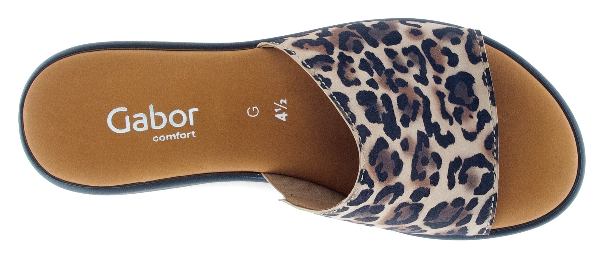 Gabor Pantolette »RHODOS«, Sommerschuh, Komfortschuh, kleiner Stretcheinsatz, Weite G (=weit)