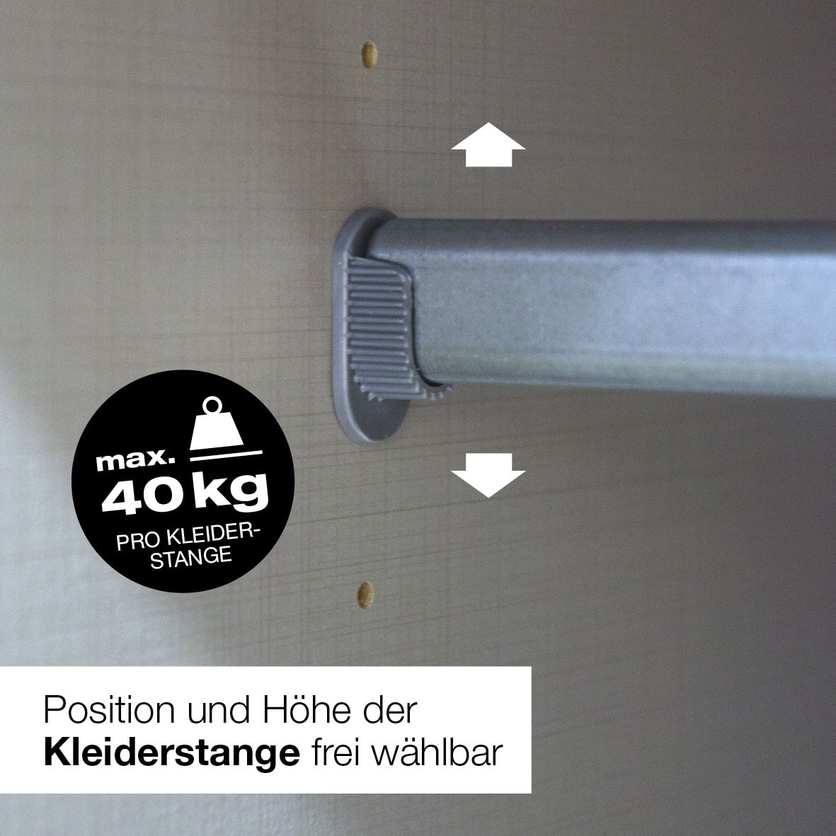 Wimex Drehtürenschrank »Mugano, 135 oder 180cm breit, 208 oder 236cm hoch, Made in Germany«, (mit langen oder kurzen Griffen aus Metall), wahlweise mit oder ohne Spiegel, mit Schubladen