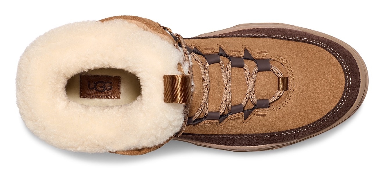 UGG Winterboots »TERRE TRAIL COZY LACE«, Plateaboots, Winterboots mit gepolstertem Schaftrand