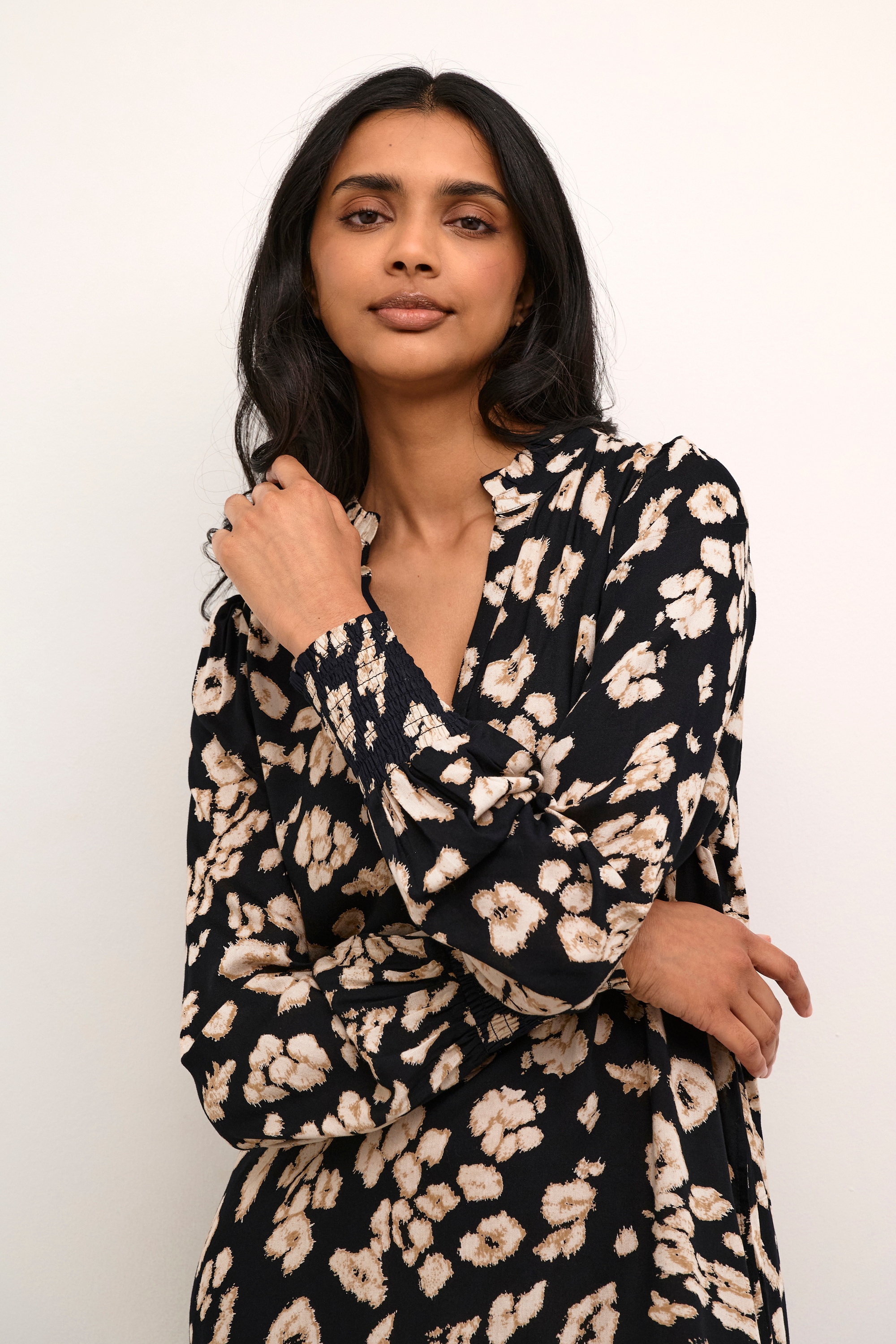 KAFFE Midikleid »Kleid KAbeathe«