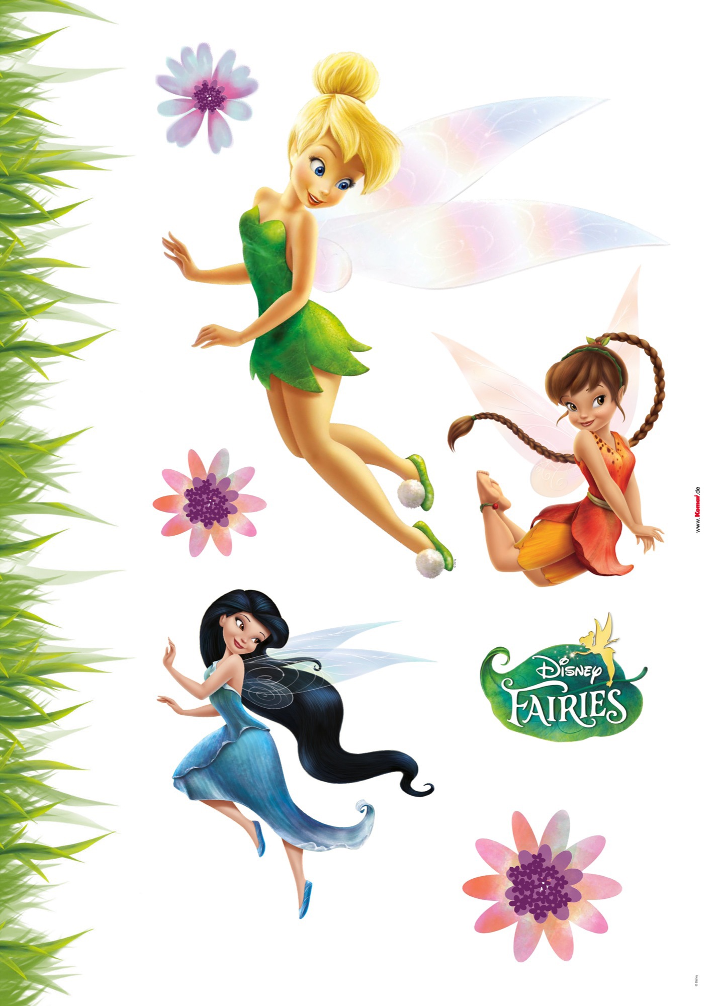 Komar Wandtattoo »Fairies«, selbstklebend, rückstandslos abziehbar